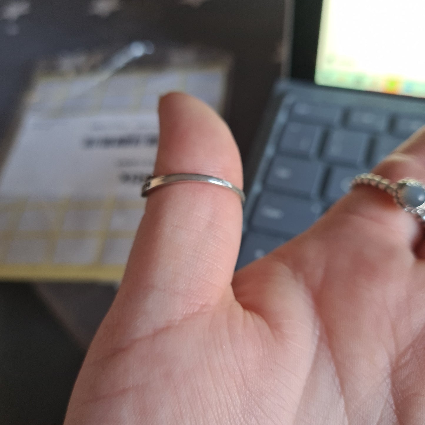 Genuine Pandora Pave Sparkling Tiara Wishbone Ring