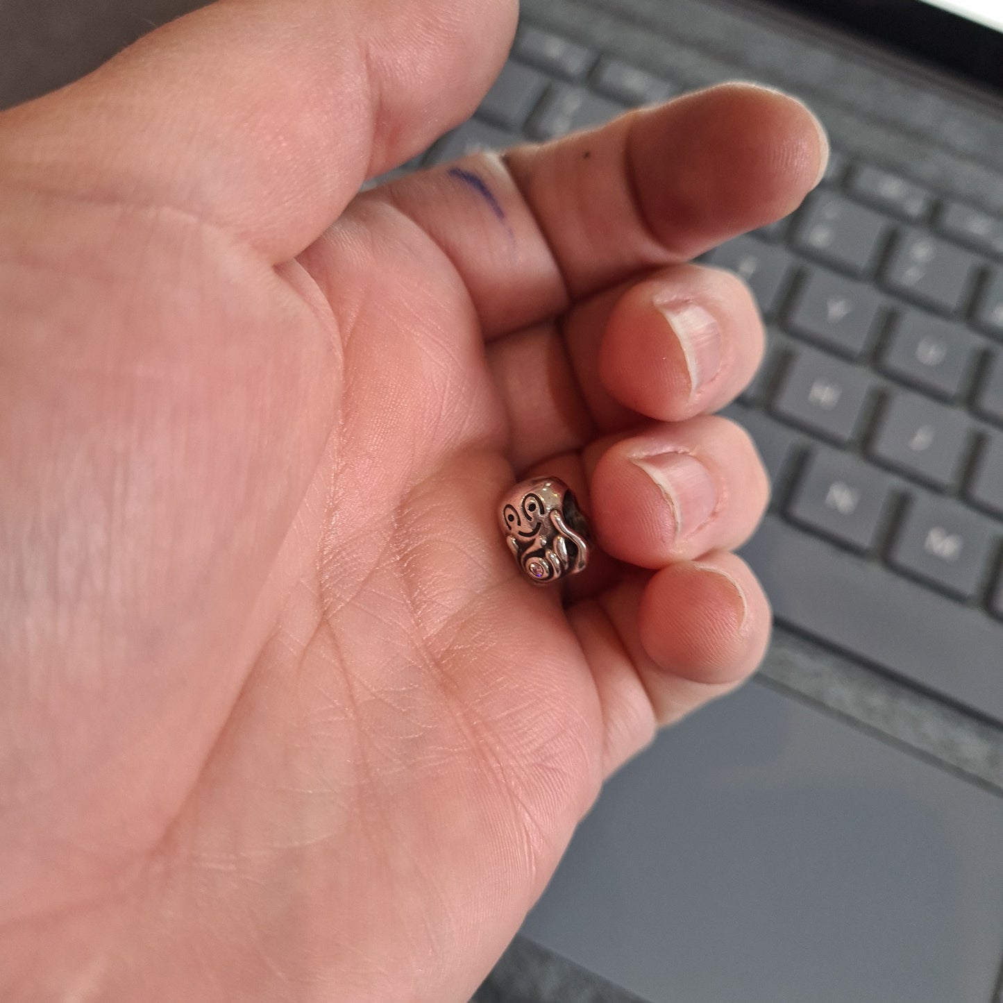 Genuine Pandora Very Rare Octopus Charm Retired With CZ SALE
