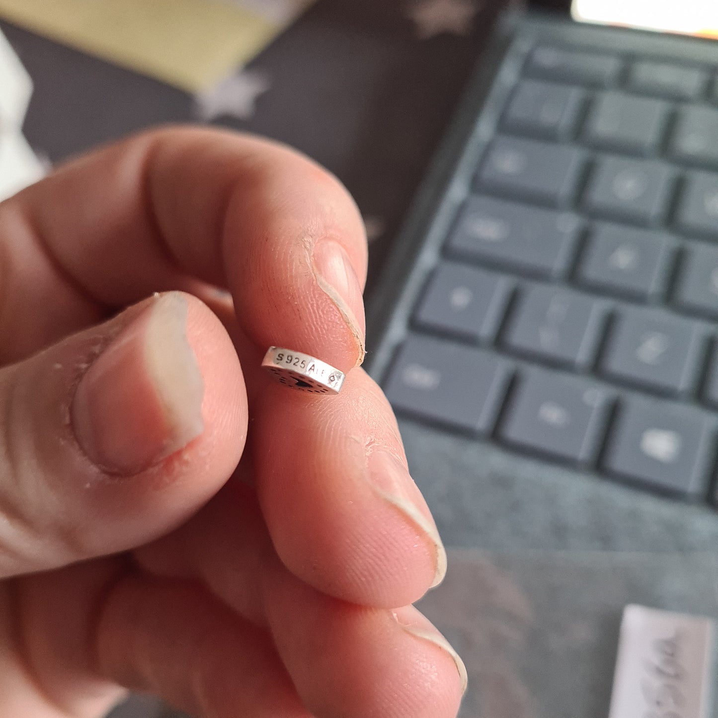 Genuine Pandora Pave Open Heart Clear Stone Petite