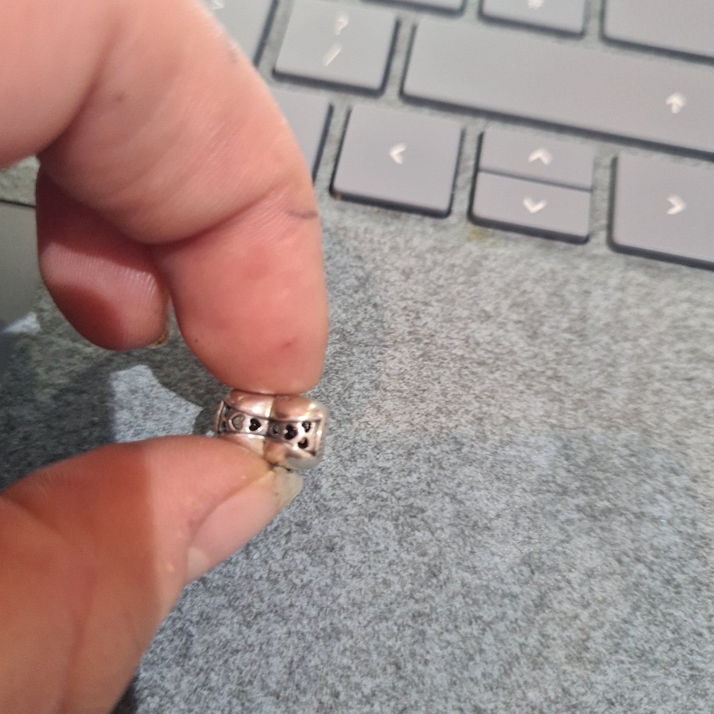 Genuine Pandora Thanks For Being My Mum Mother Mom With Rose Gold Dangle Love Heart Charm