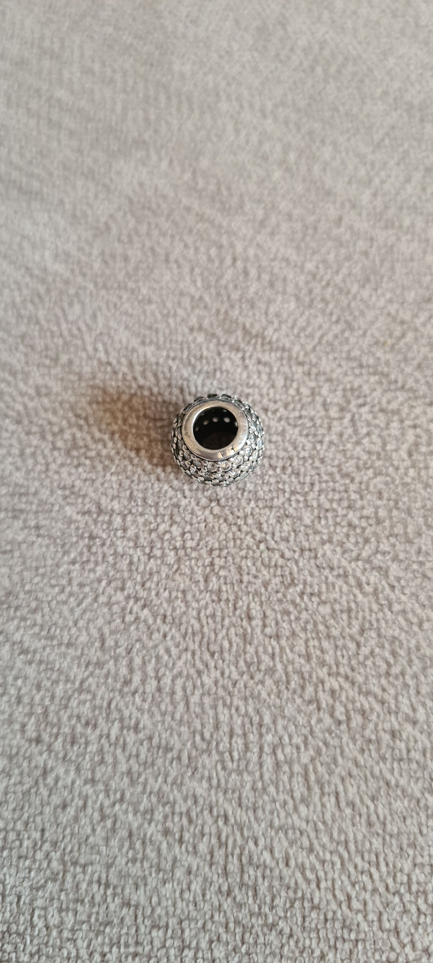 Genuine Pandora Sparkle Pave Ball Charm