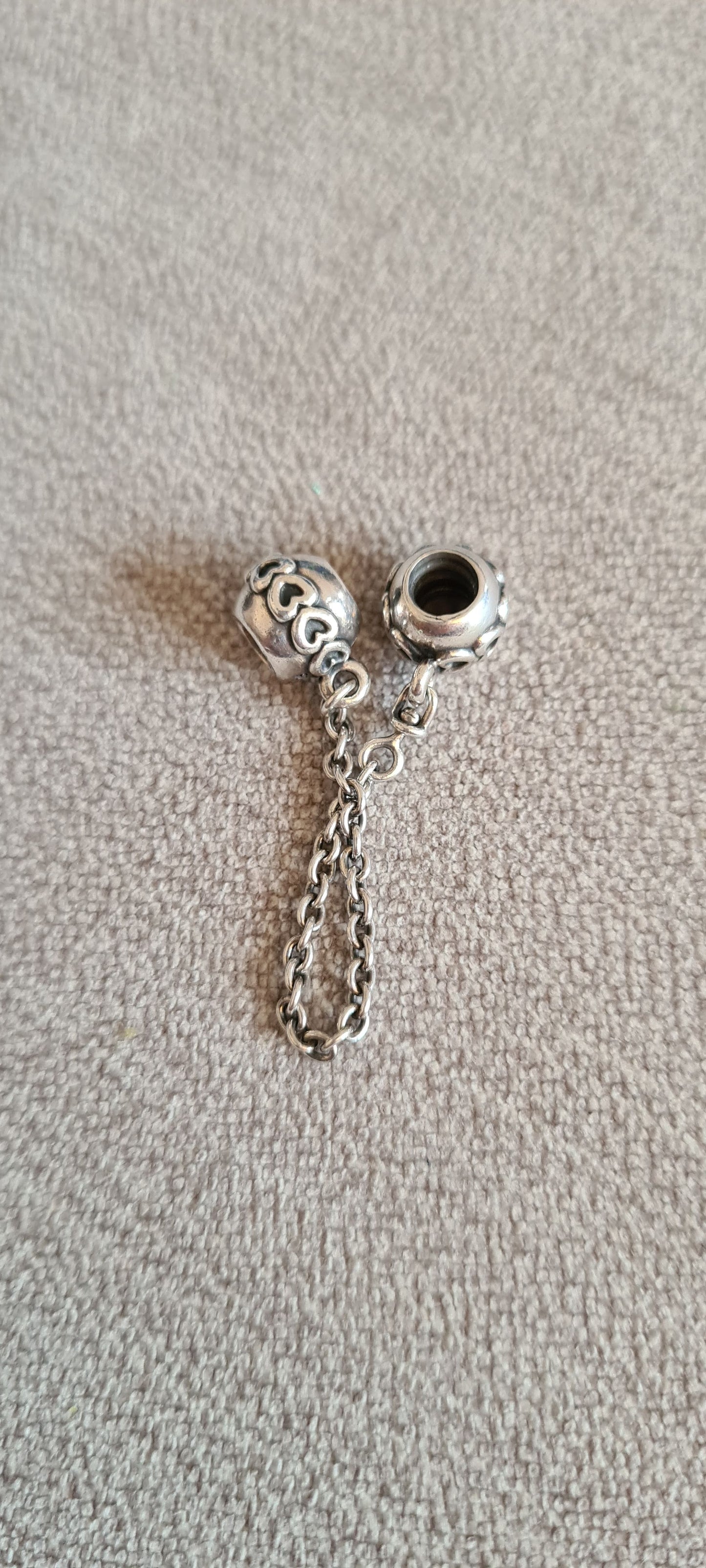 Genuine Pandora Heart Safety Chain