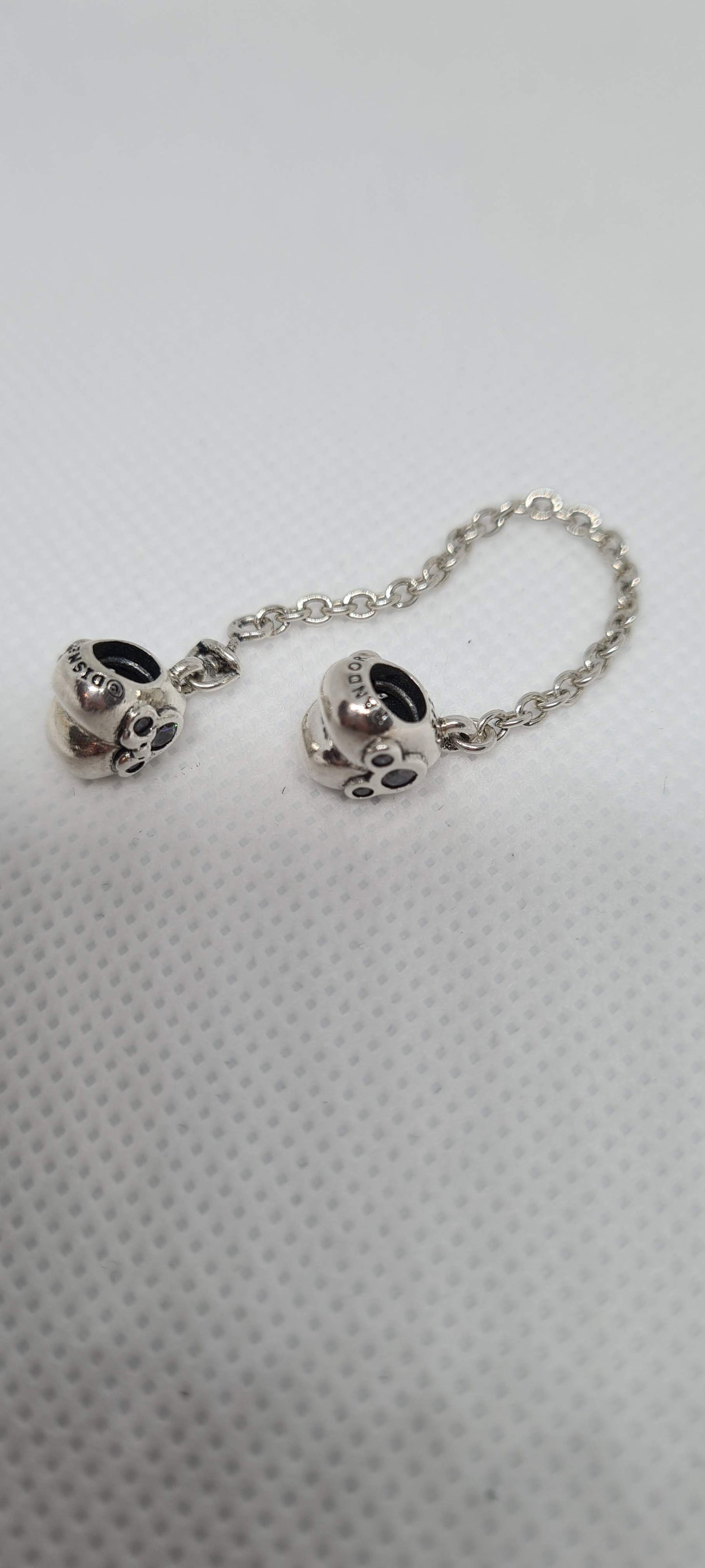 Genuine Pandora Disney Safety Chain with Clear CZ