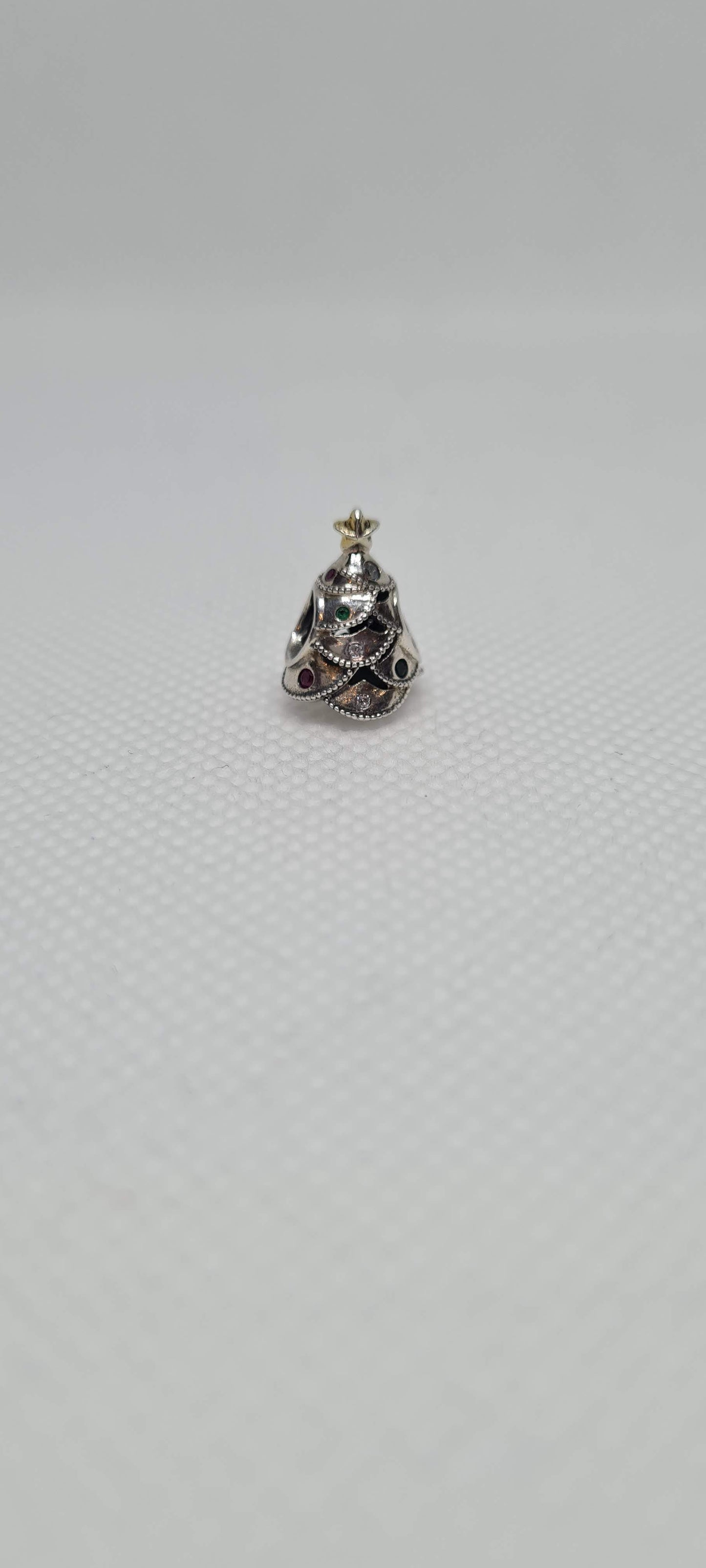 Genuine Pandora Christmas Sparkling Tree Colourful Lights Two Tone