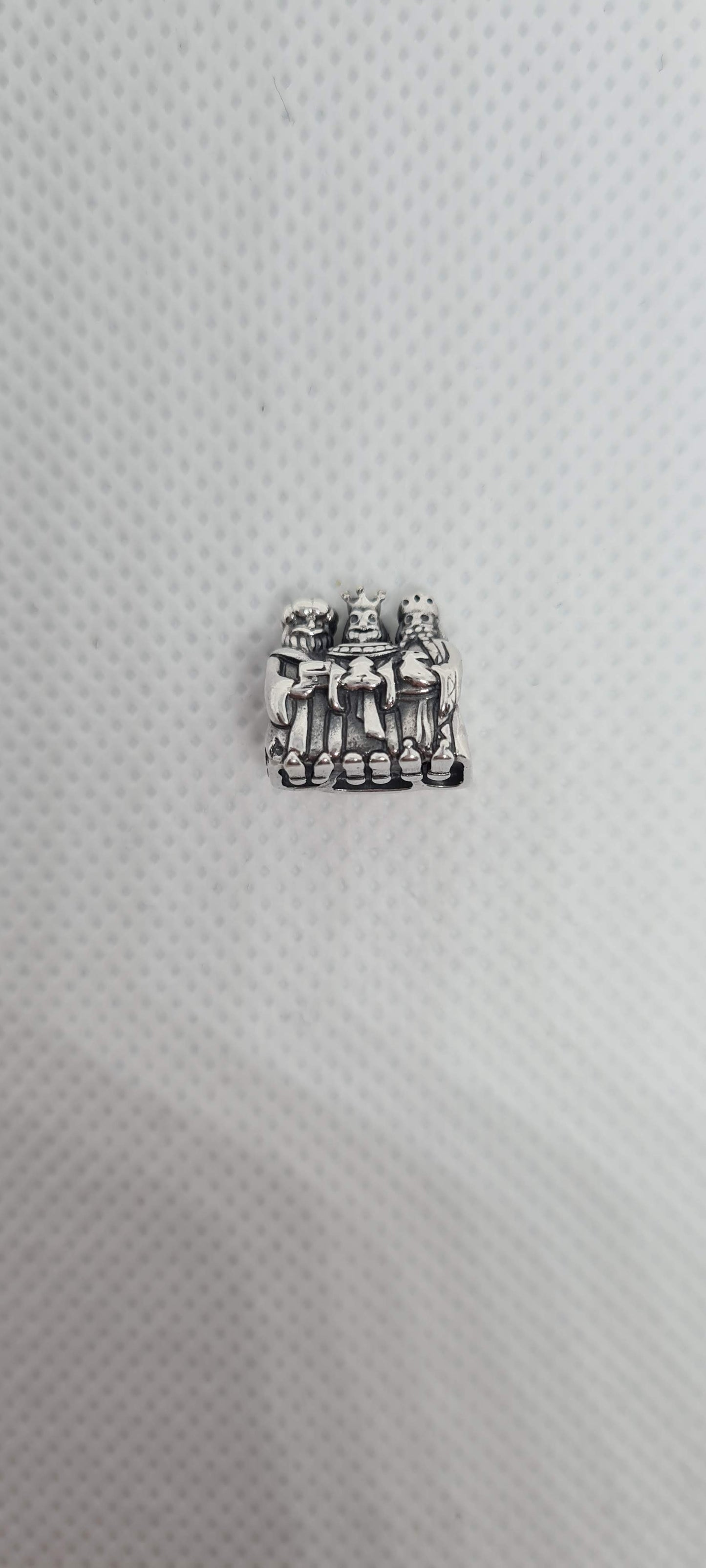 Genuine Pandora Three Wise Men Two Tone Cross Christmas Charm