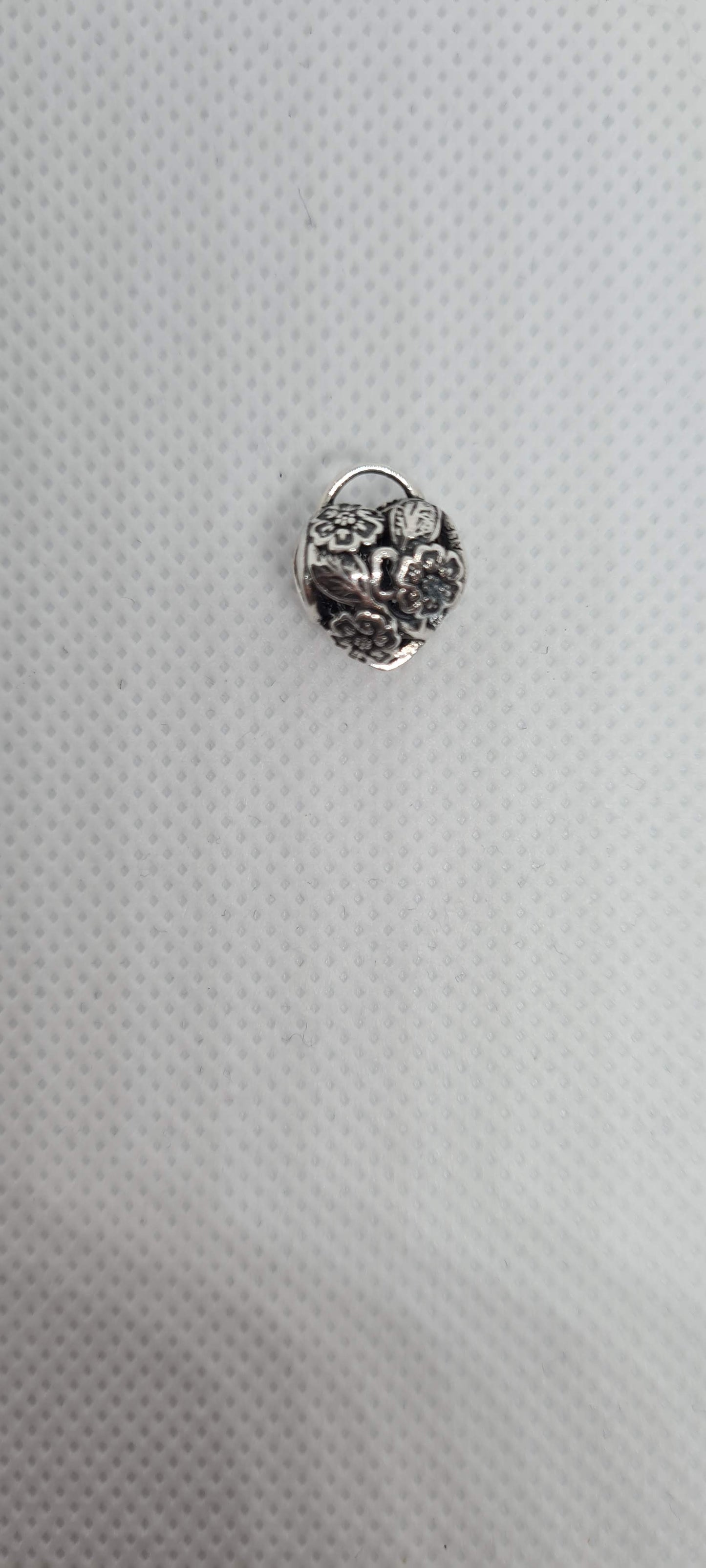 Genuine Pandora Floral Lock Enchanted Enamel Secret Garden Bloom Openwork Charm