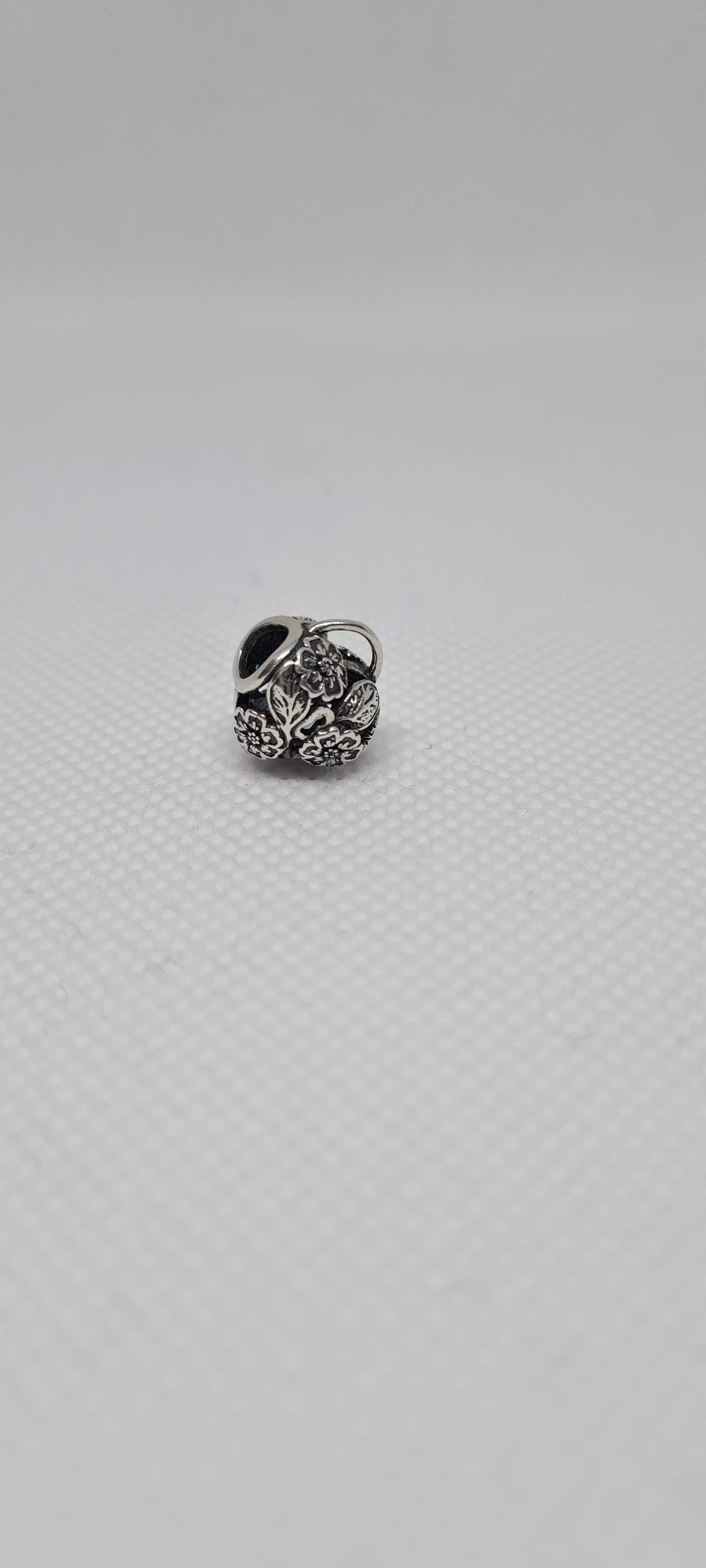 Genuine Pandora Floral Lock Enchanted Enamel Secret Garden Bloom Openwork Charm
