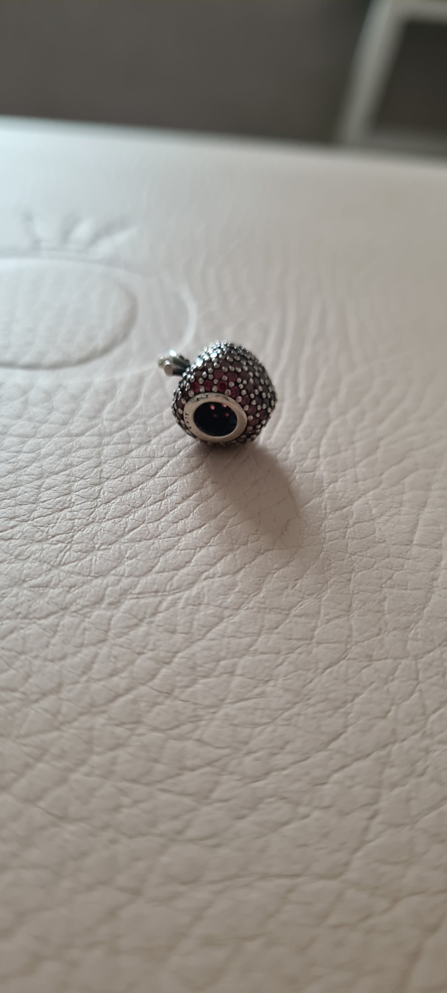 Genuine Pandora Pave Apple Fruit Charm