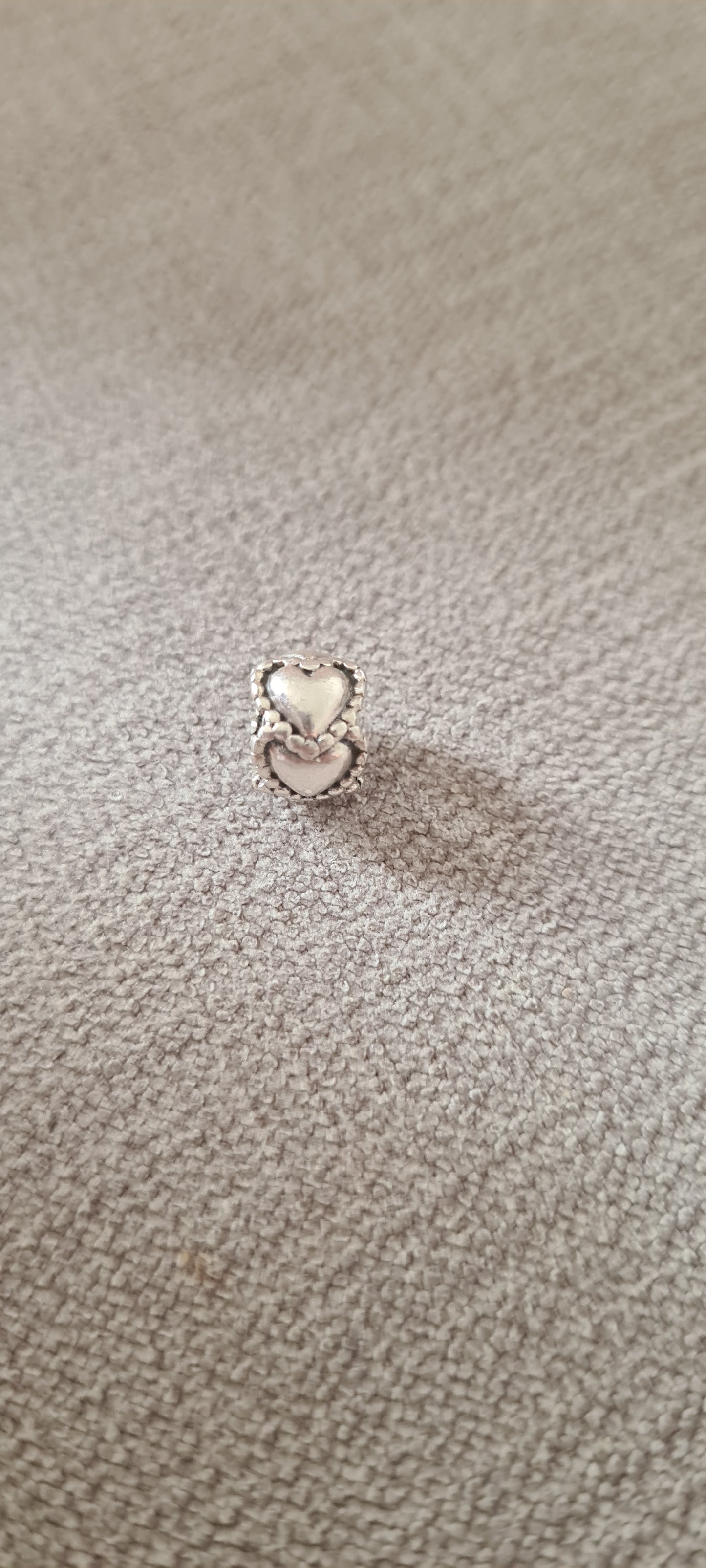 Genuine Pandora Heart Charm Spacer Retired