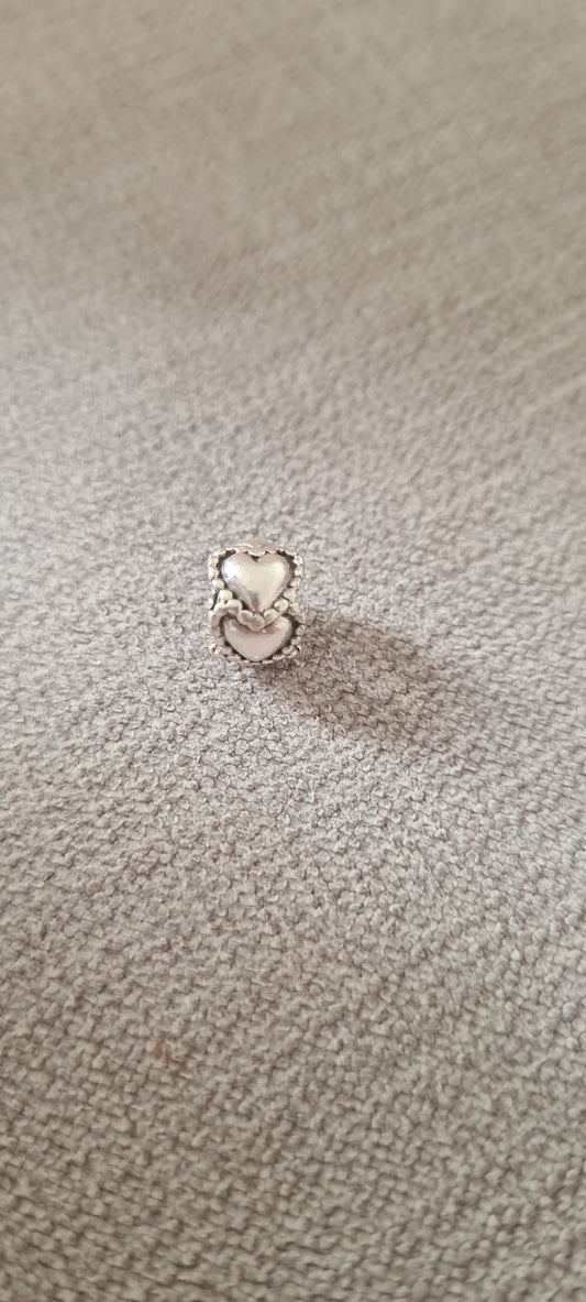 Genuine Pandora Heart Charm Spacer Retired