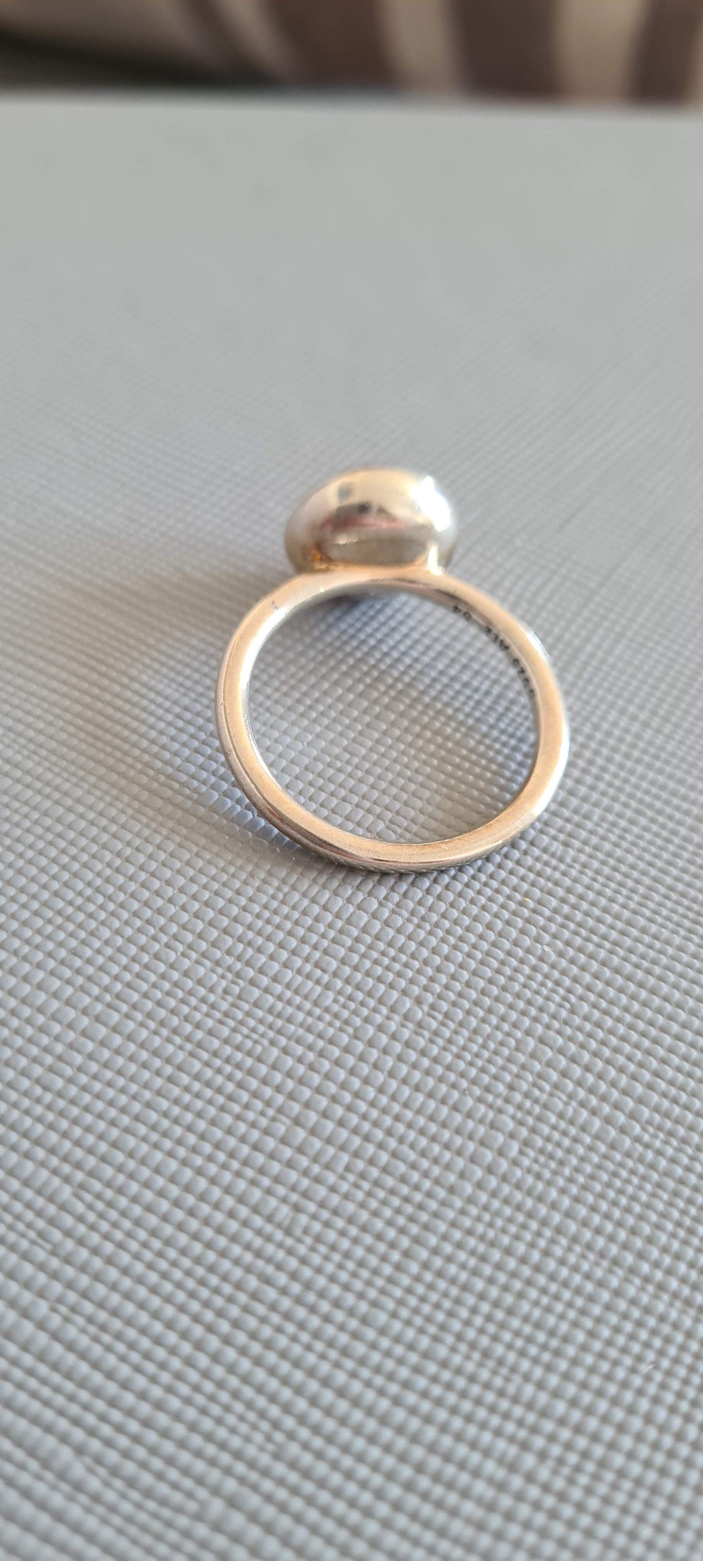 Genuine Pandora Pink Poetic Droplet Ring Size ...