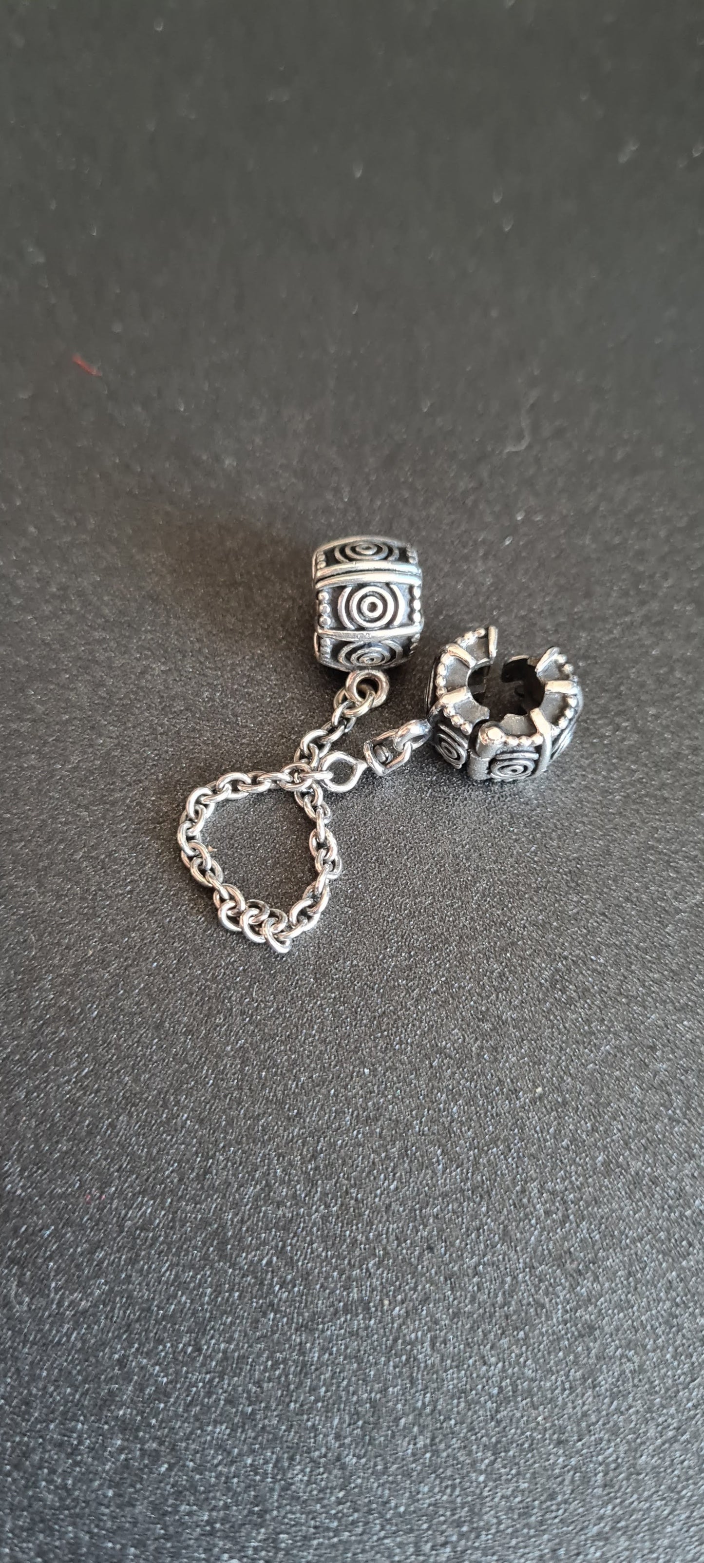 Genuine Pandora Rare Old Style Clip Dreamer Safety Chain