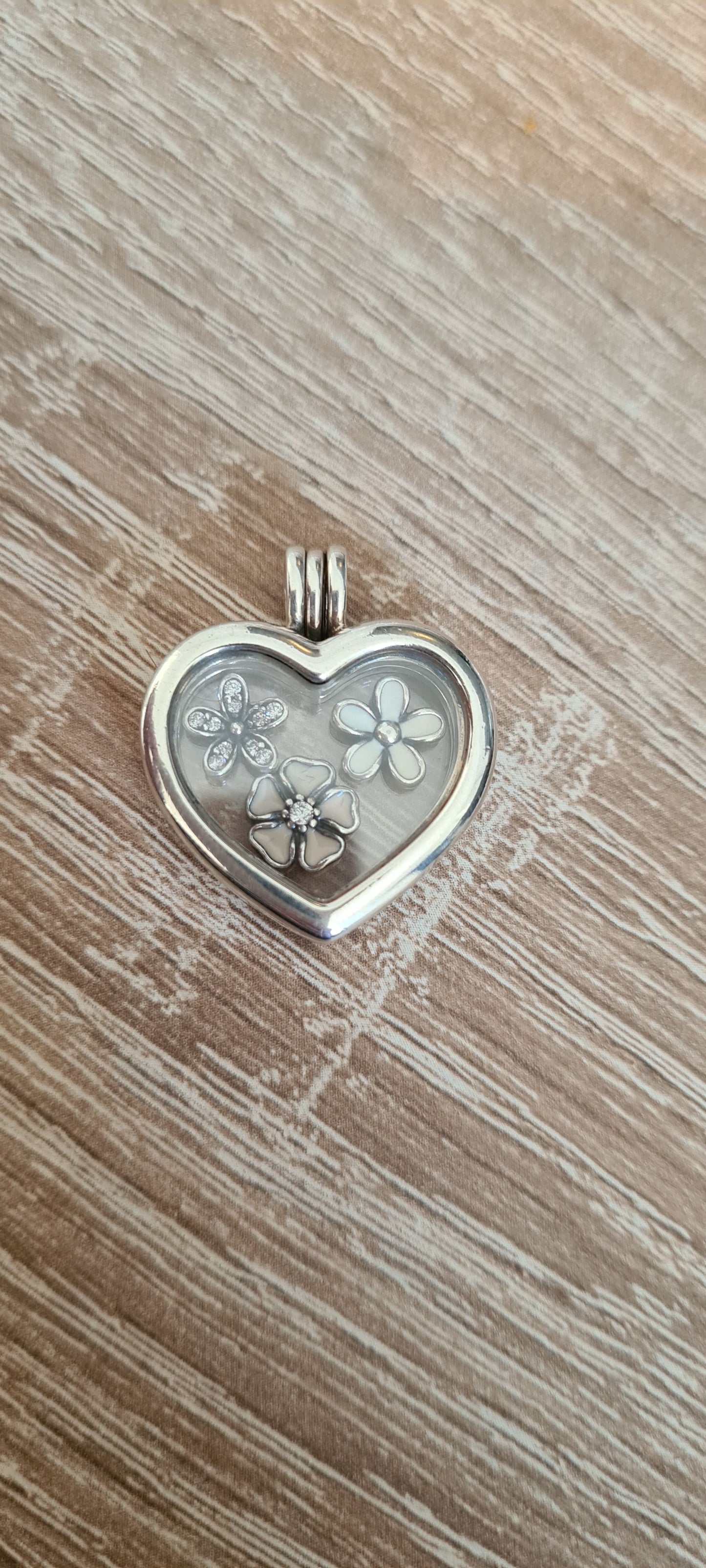 Genuine Pandora Bloom Floral Flower Petite Trio NO LOCKET