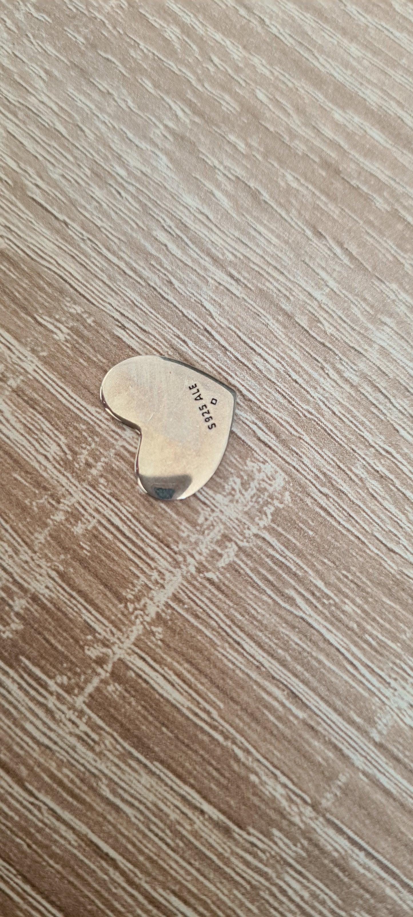 Genuine Pandora White Enamel Heart Love Petite SMALL