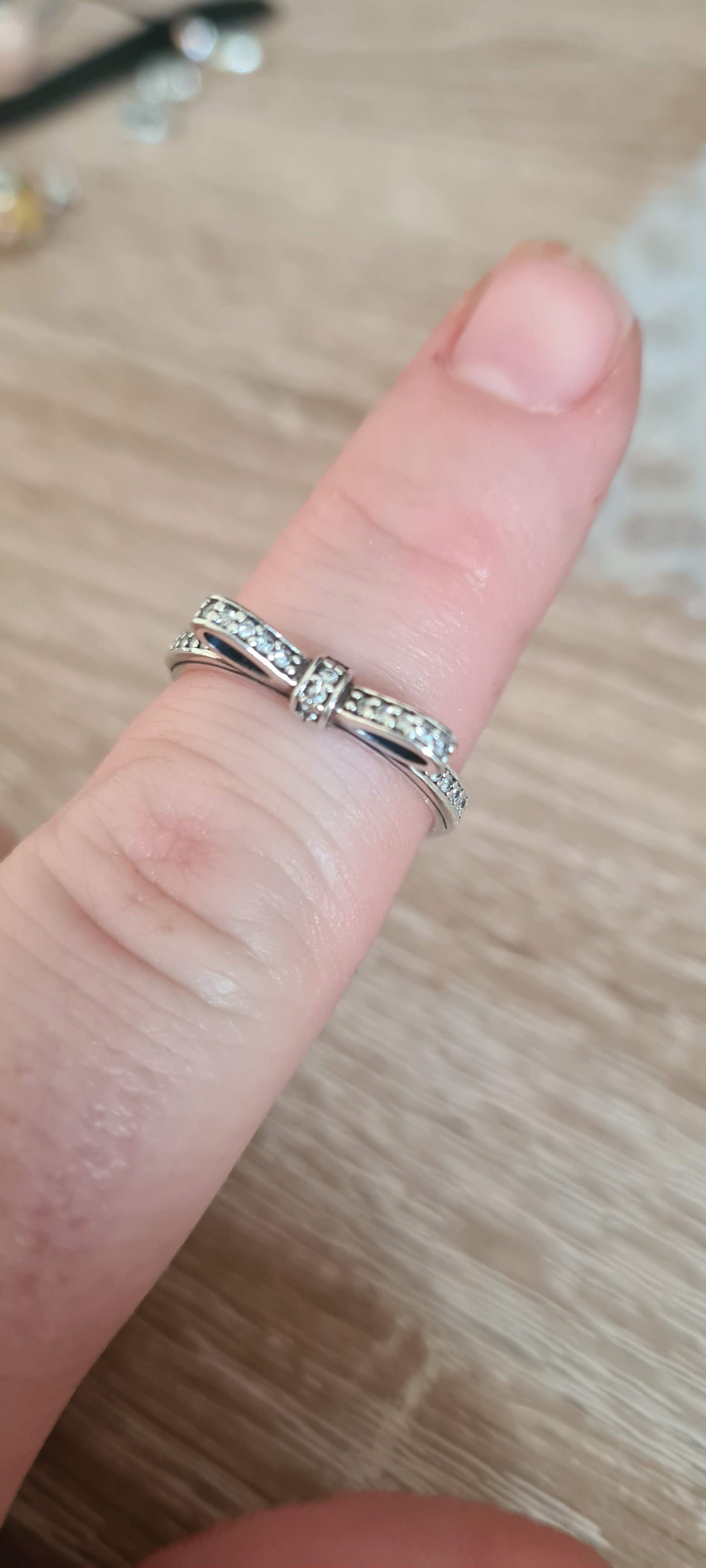 Genuine Pandora Bow Ring Classic Pandora Gift