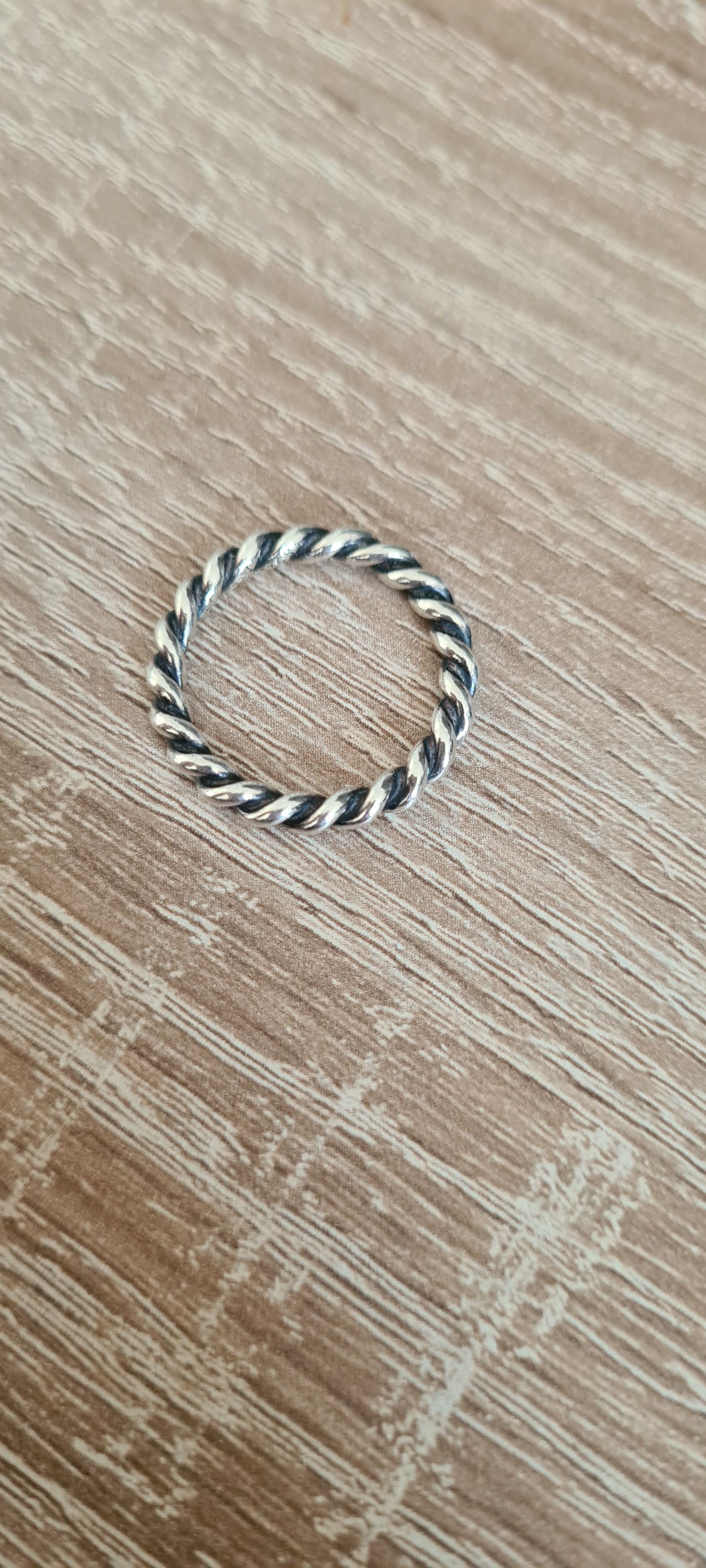 Genuine Pandora Swirl Stacking Ring Size 48 Old Style