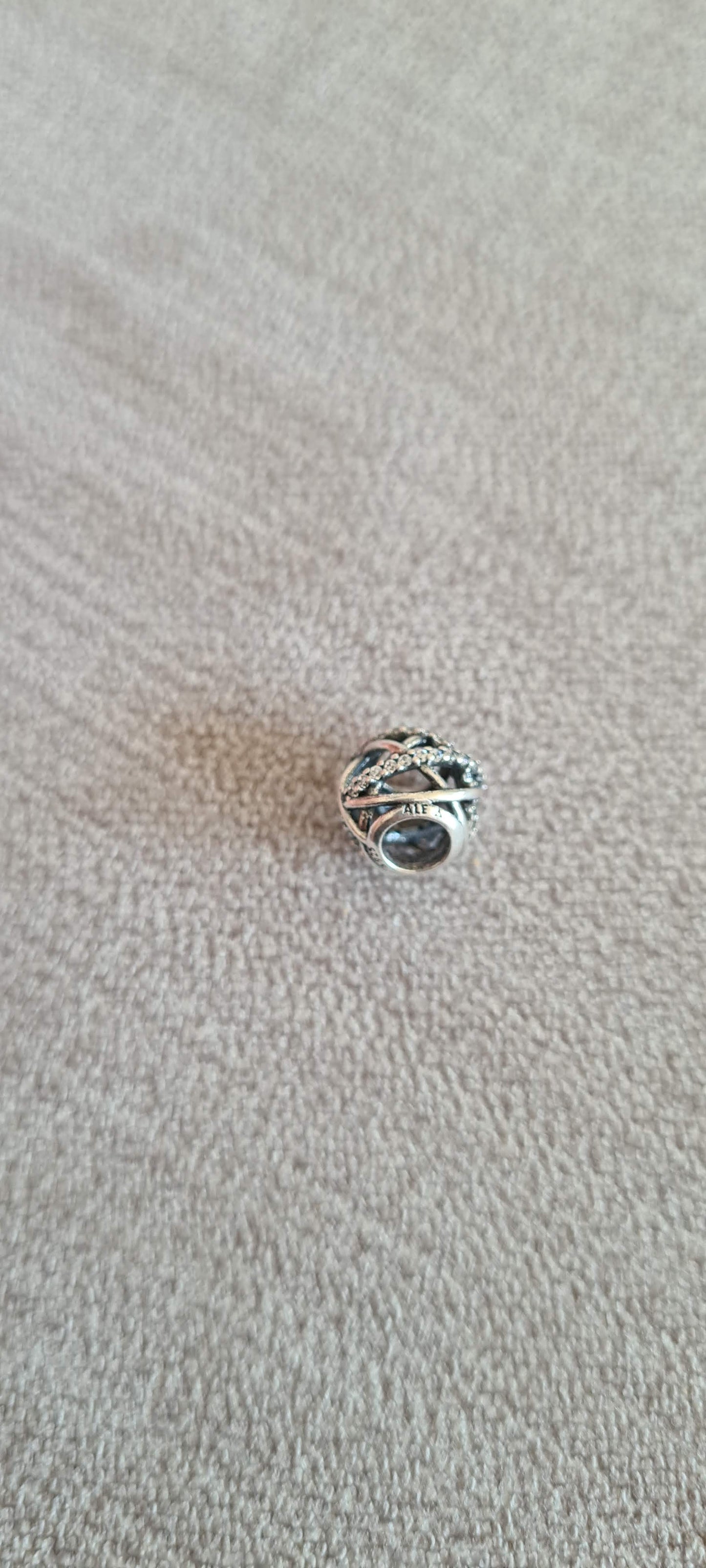 Genuine Pandora Galaxy Line Pave Openwork Charm