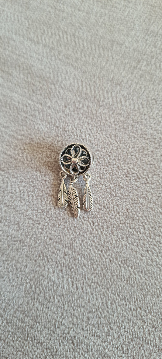 Genuine Pandora Dream Catcher Charm Follow Your Dreams Charm Dangle