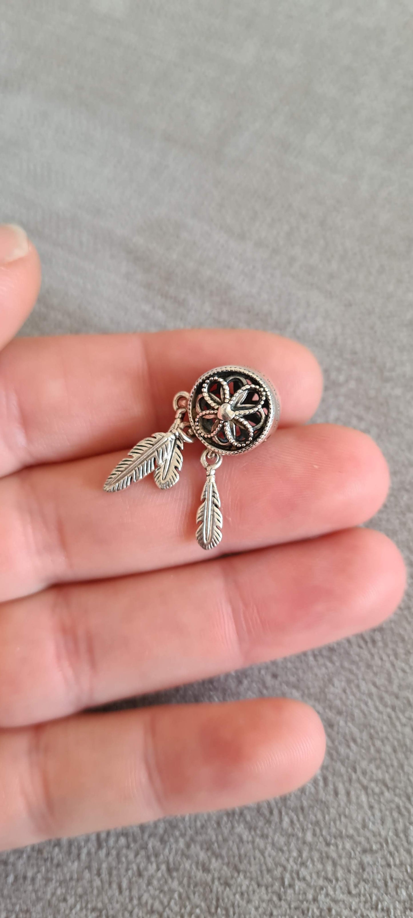 Genuine Pandora Dream Catcher Charm Follow Your Dreams Charm Dangle