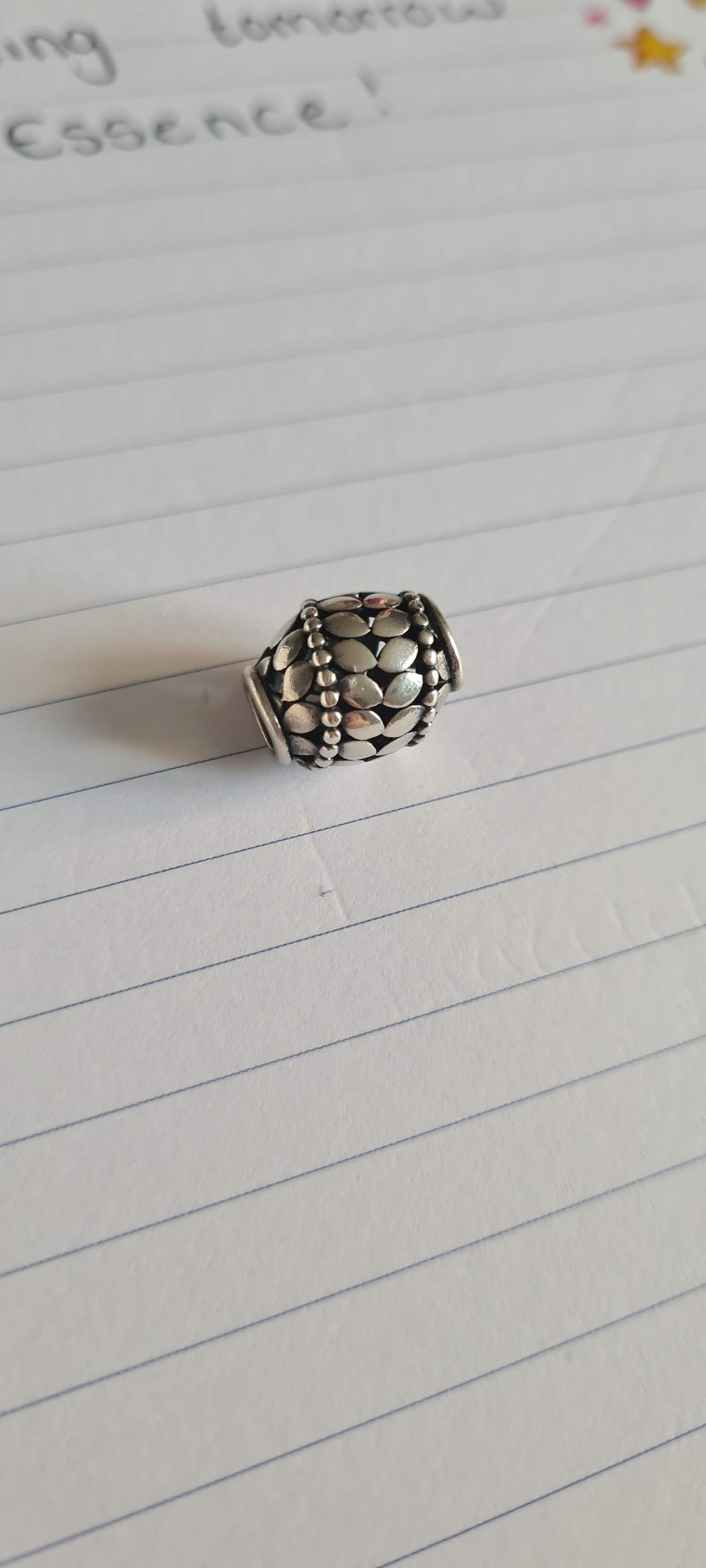 Genuine Pandora Barrel Ivy Vine Charm Retired Large