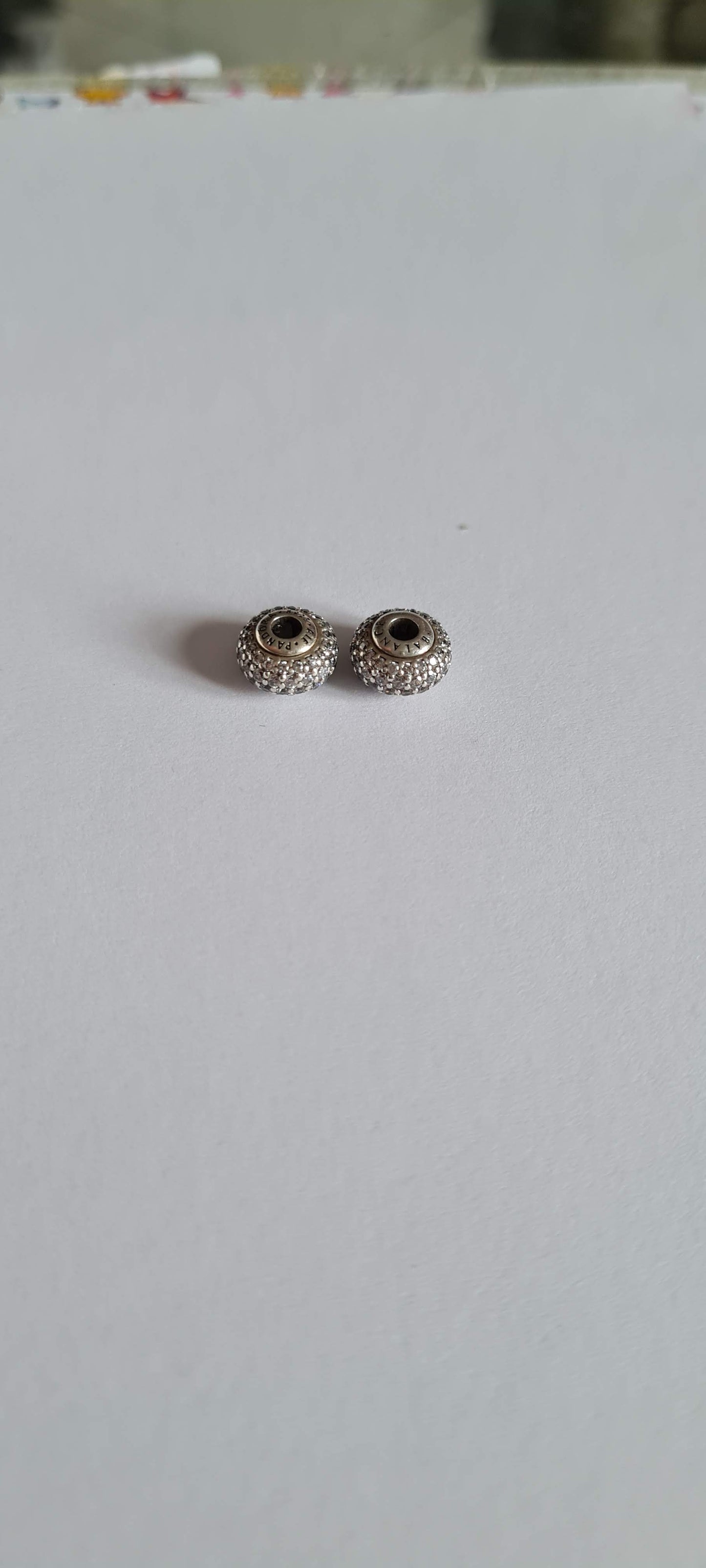 Genuine Pandora Essence Charm SOLD AS ONE Balance Pave Sparkle