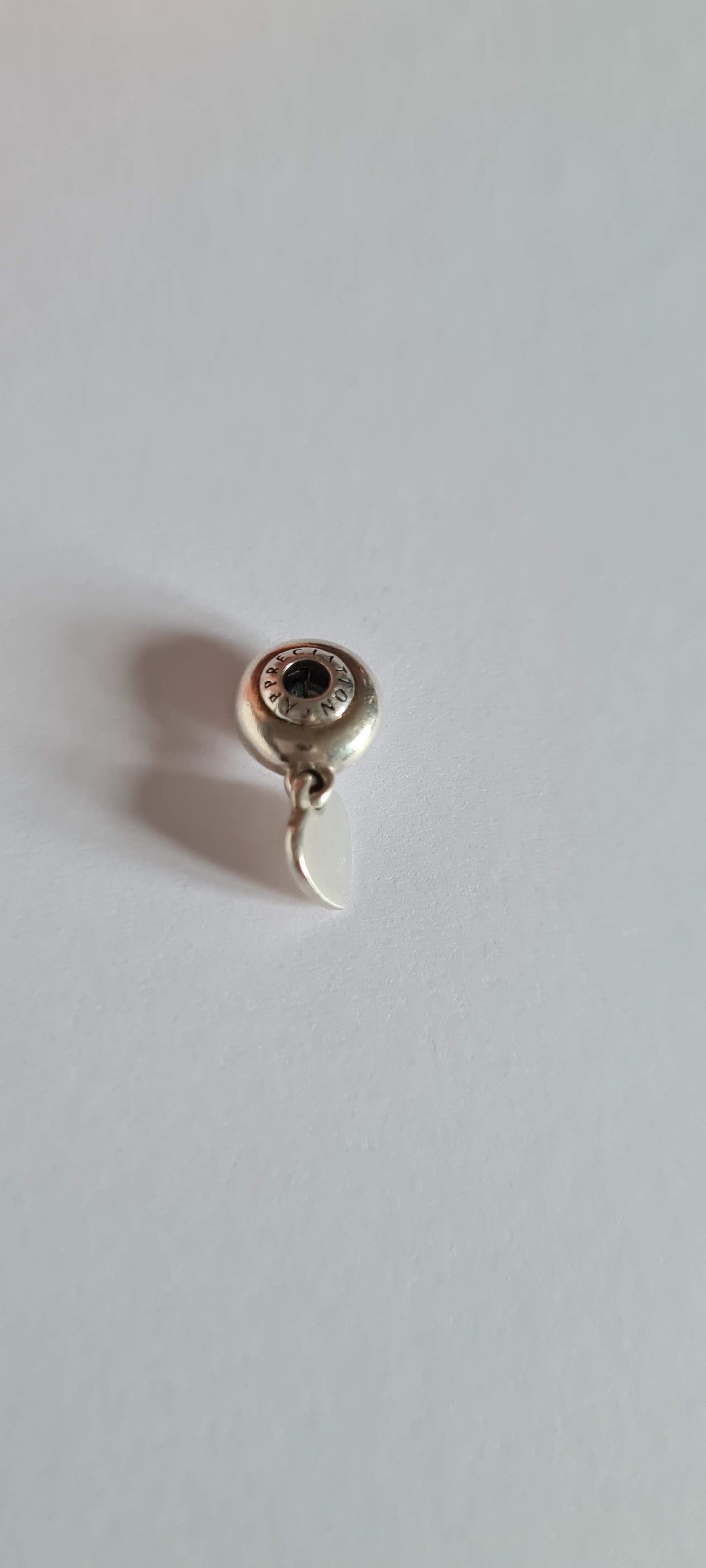 Genuine Pandora Essence Charm Appreciation Dangle Heart Charm
