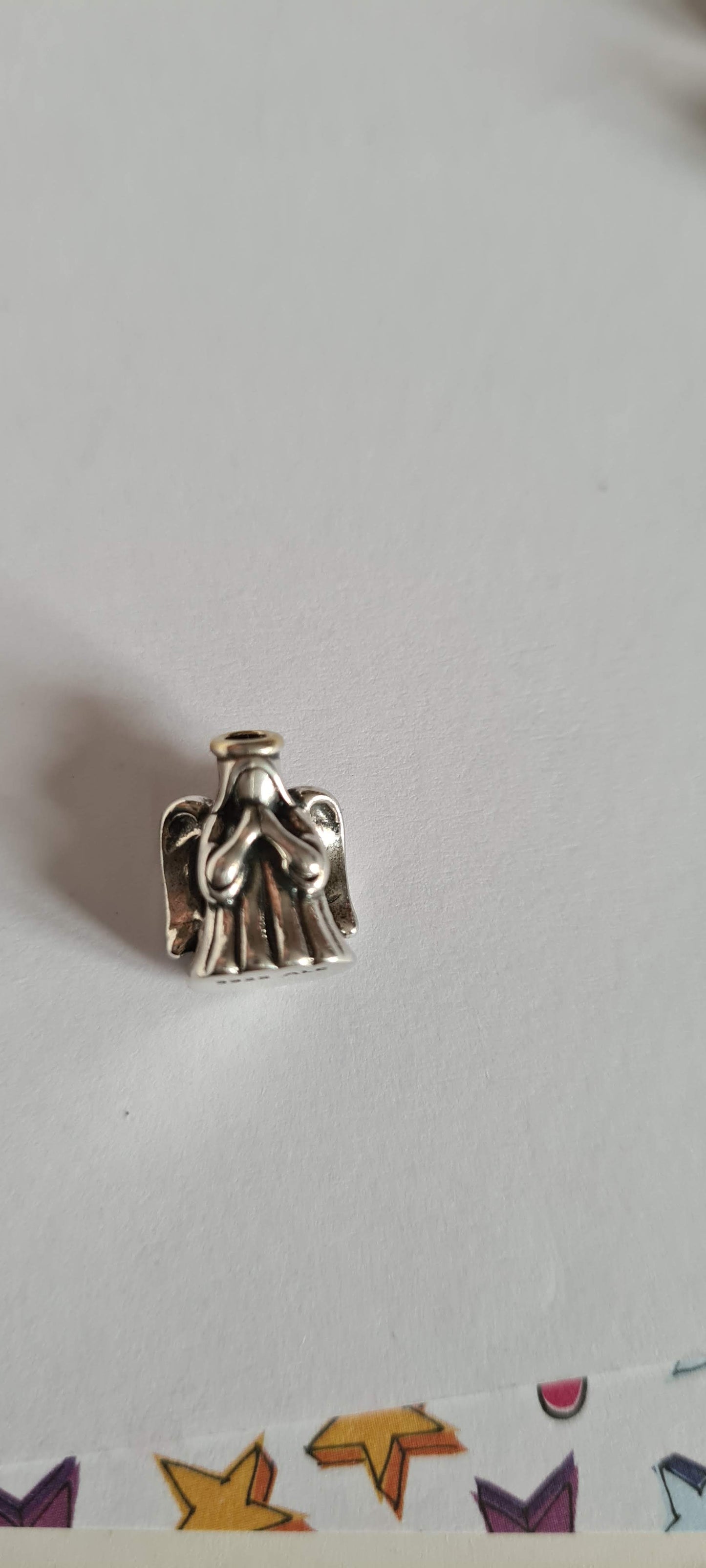 Genuine Pandora Two Tone Angel With Gold Halo