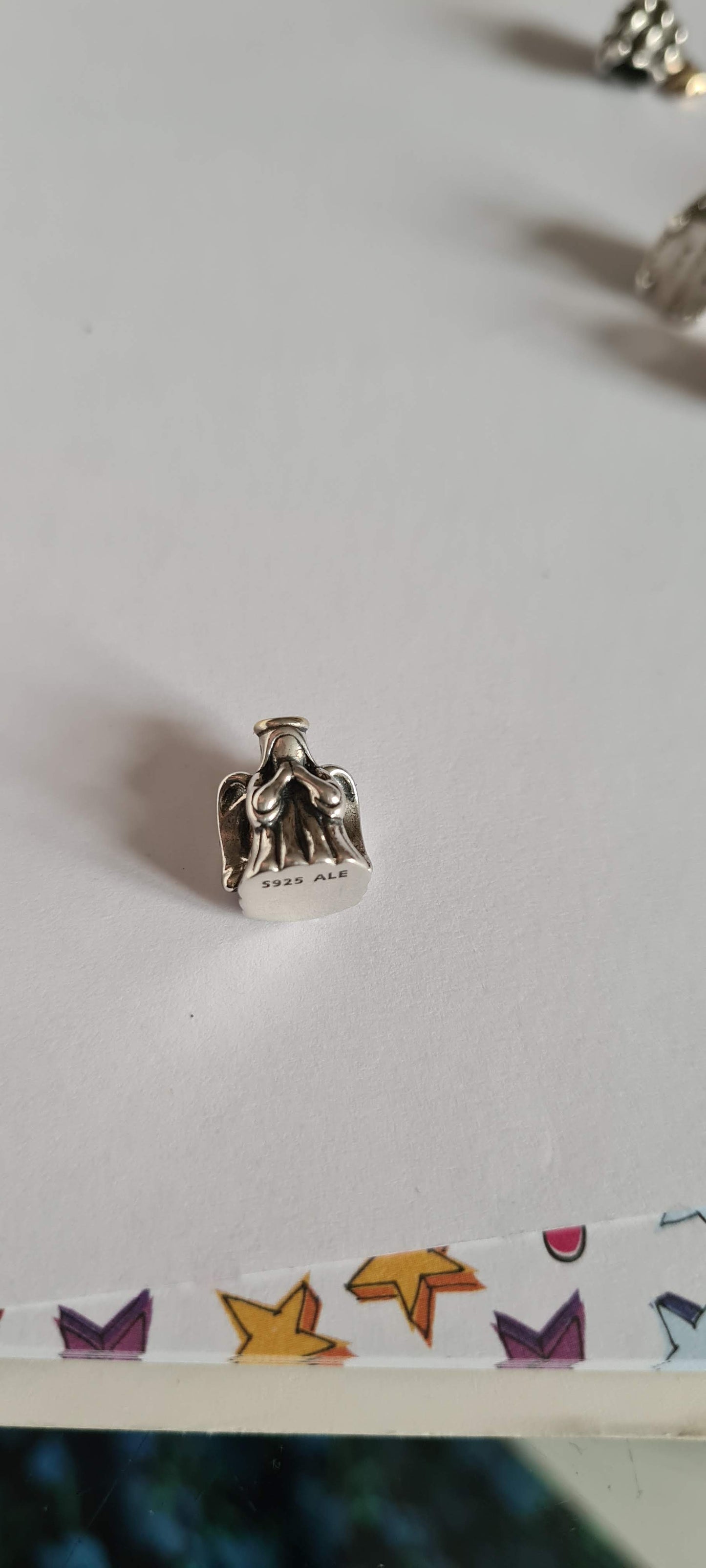 Genuine Pandora Two Tone Angel With Gold Halo