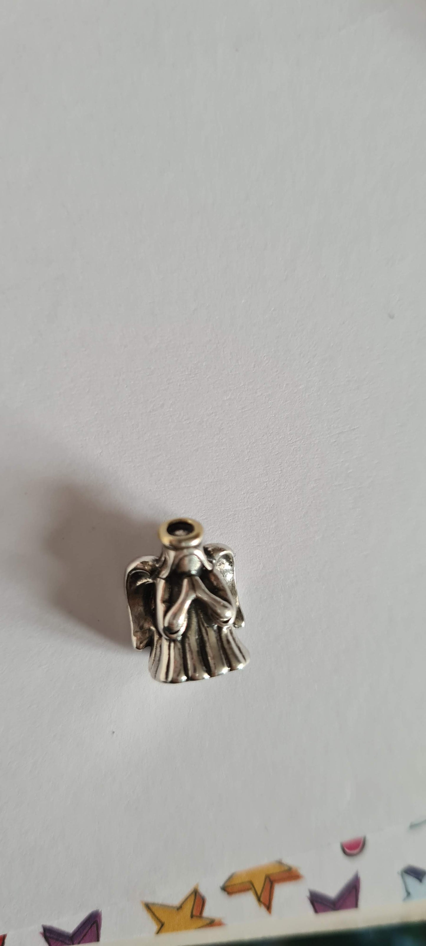 Genuine Pandora Two Tone Angel With Gold Halo