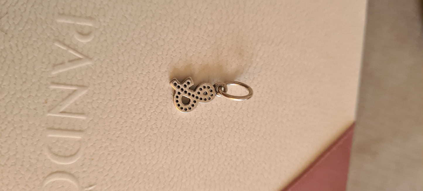 Genuine Pandora & Ampersand And Charm Symbol