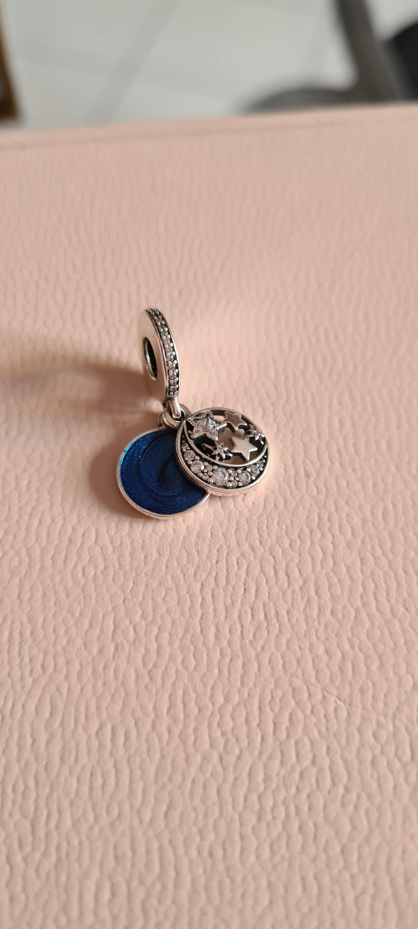 Genuine Pandora I Love You To The Moon And Back Stars and Mood Dangle Charm