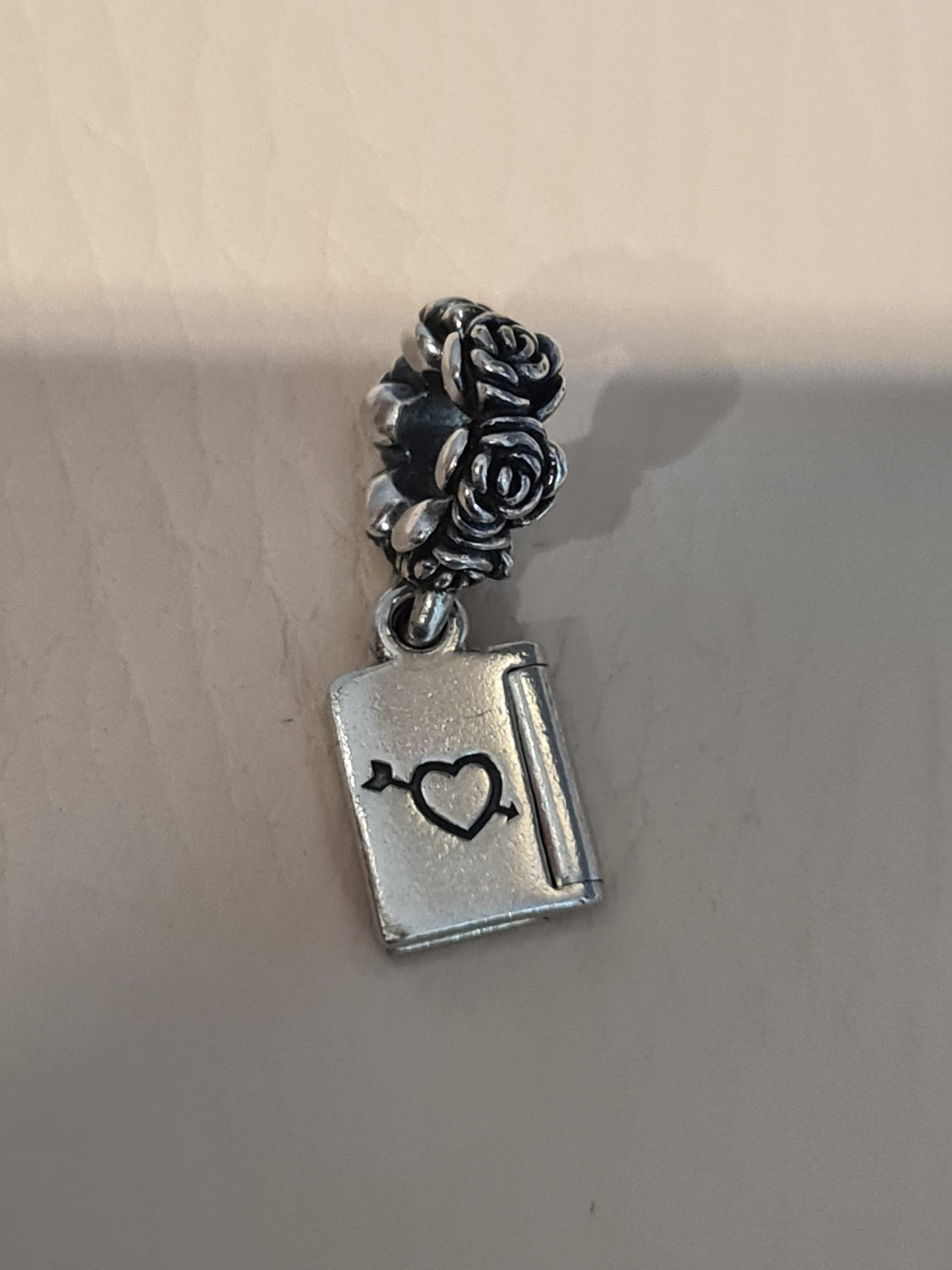 Genuine Pandora Valentine's Day Card Dangle Charm