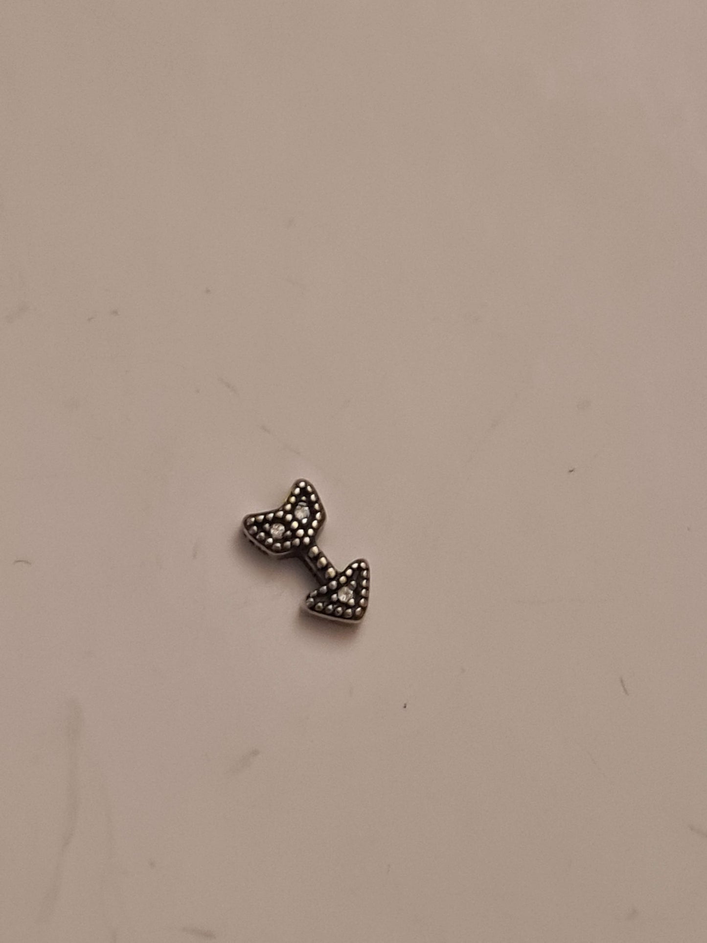 Genuine Pandora Floating Locket Petite Charm Sparkling Arrow