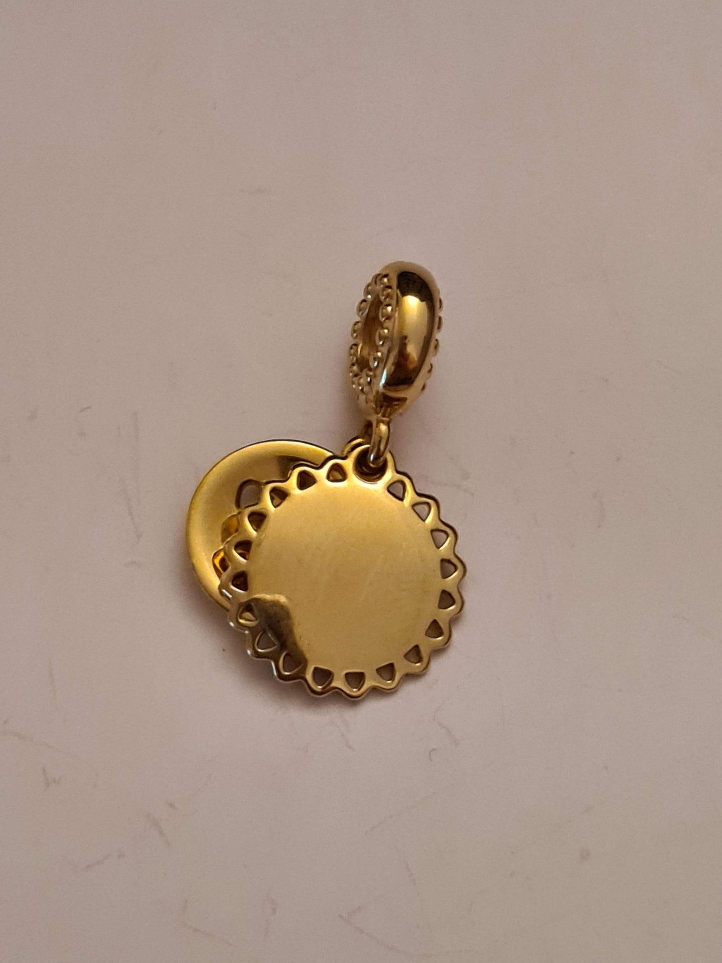 Genuine Pandora Shine Gold You are My Sunshine Dangle Charm