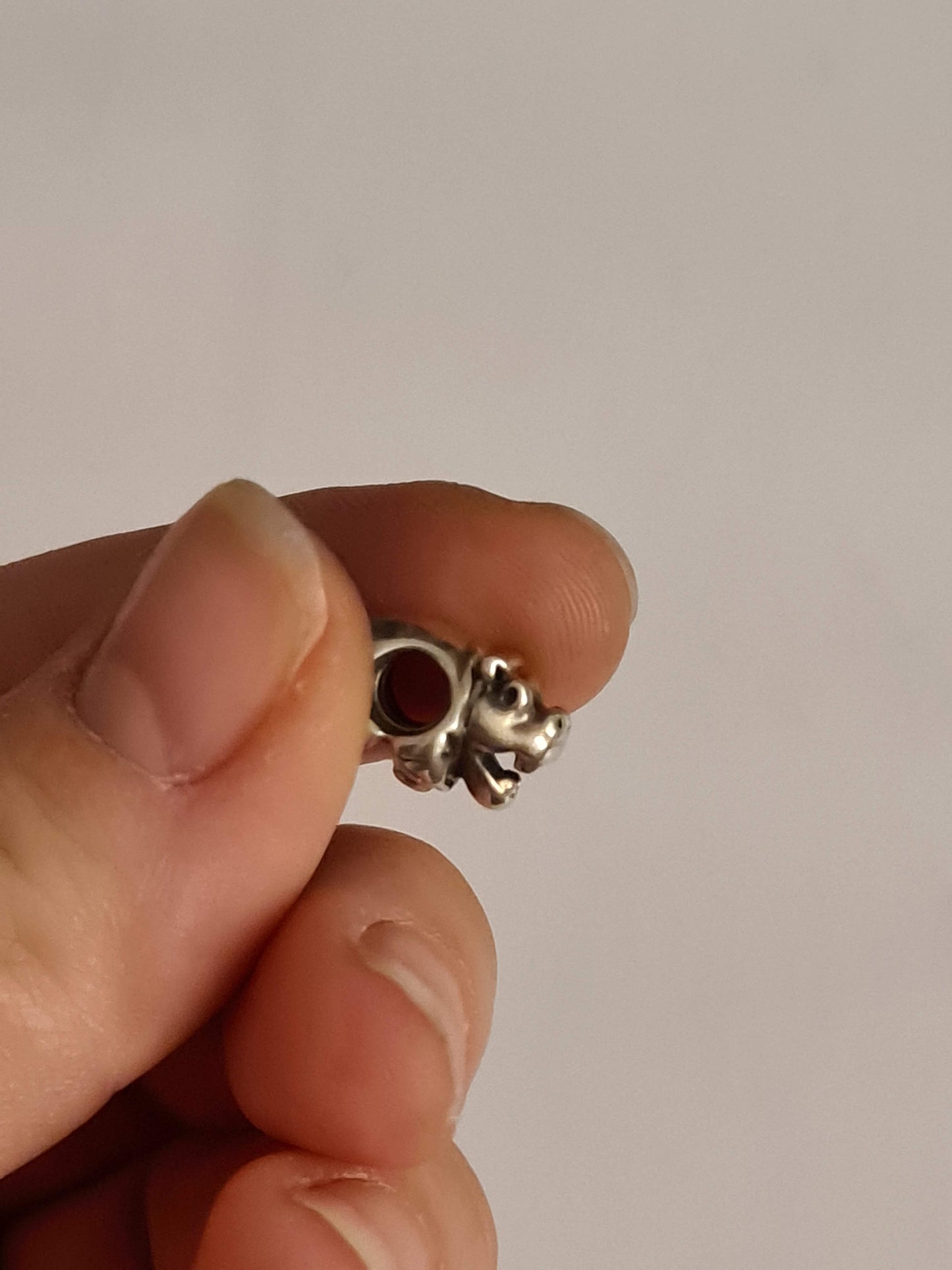 Genuine Pandora Hippo Safari Charm HTF Animal