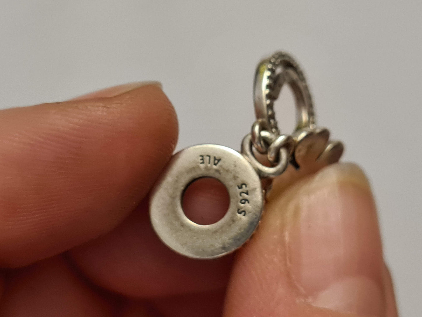 Genuine Pandora Lucky Horse Shoe Clover Pave Good Luck Wedding Gift Charm