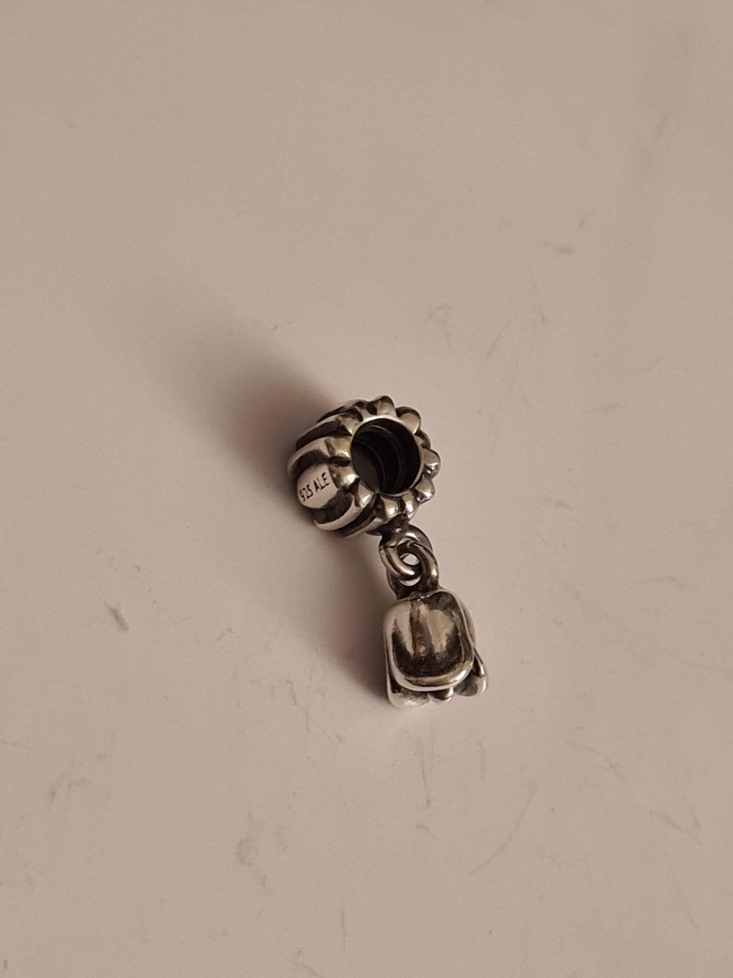 Genuine Pandora Dangle Rose Flower Dangle