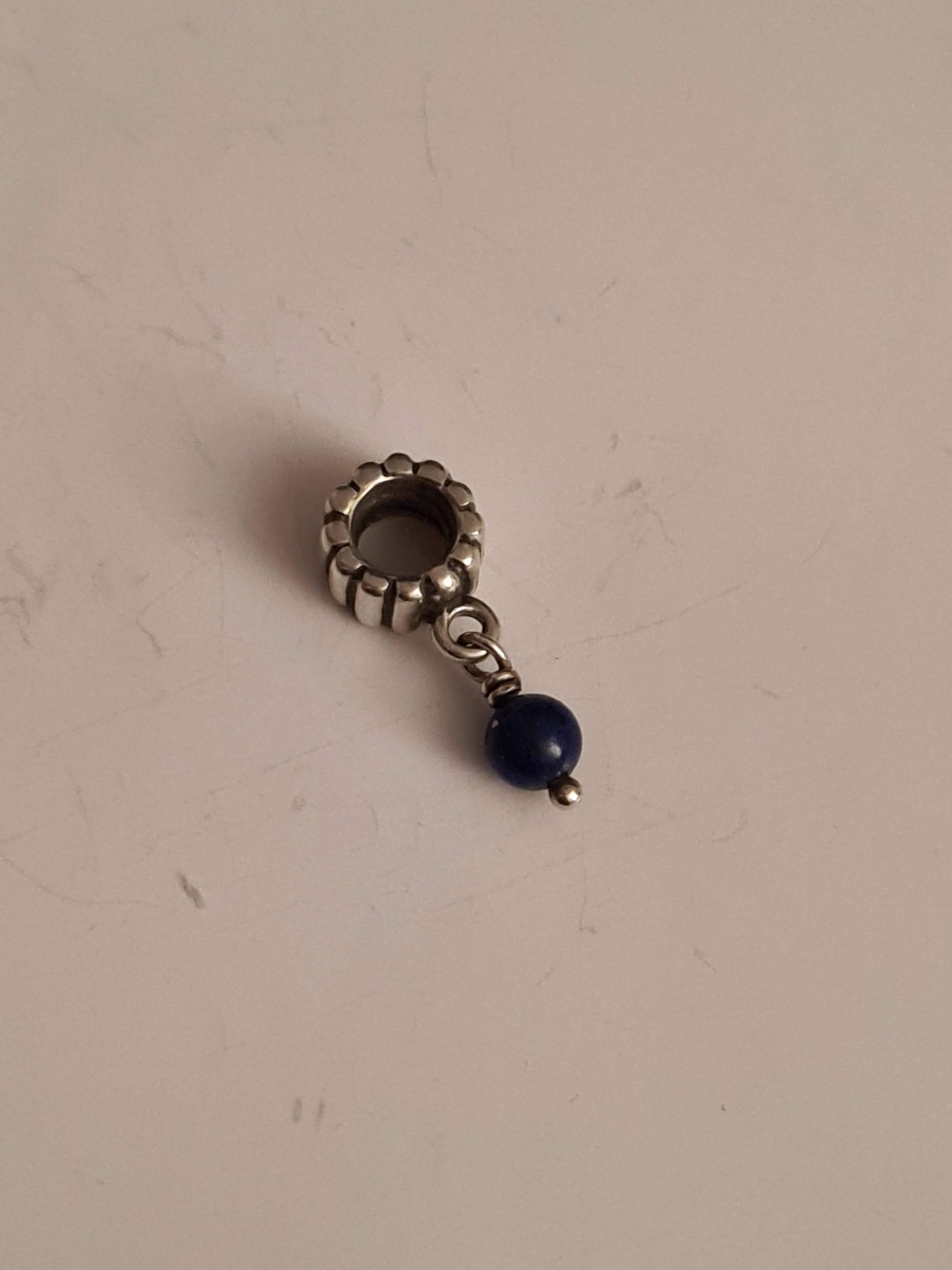 Genuine Pandora Blue September Stone Gem Dangle Birthstone Charm