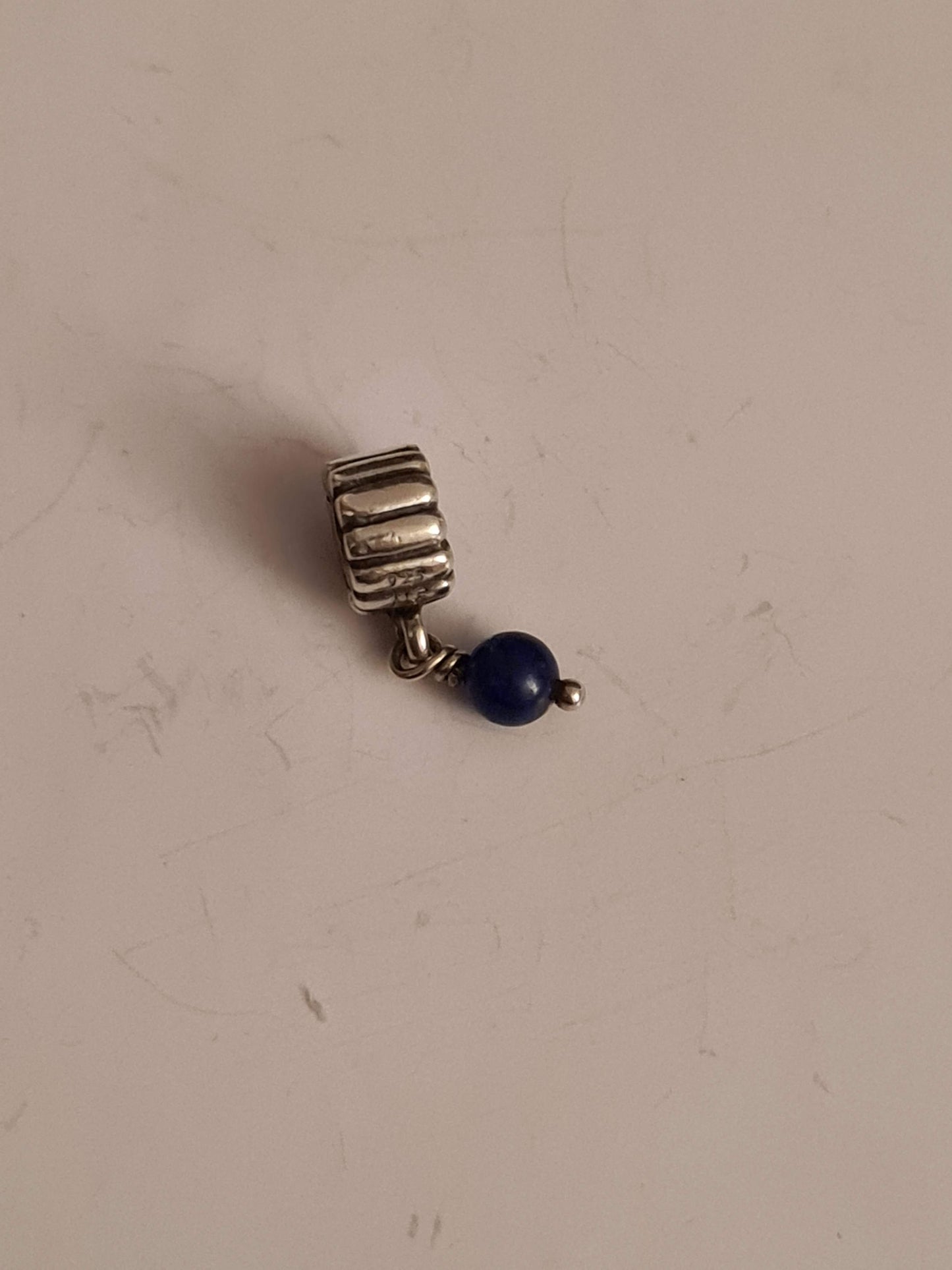 Genuine Pandora Blue September Stone Gem Dangle Birthstone Charm