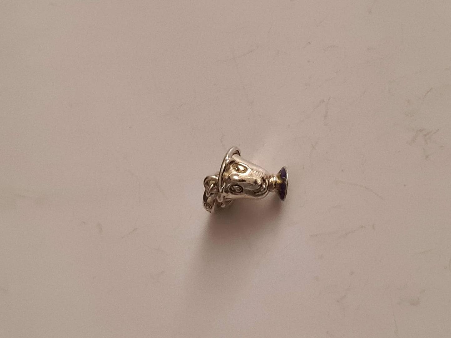 Genuine Chamilia Chip Teacup Disney Beauty and the Beast Charm
