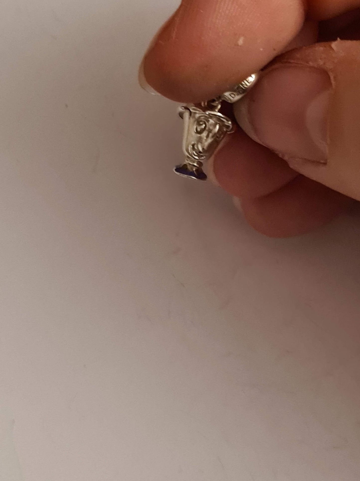 Genuine Chamilia Chip Teacup Disney Beauty and the Beast Charm
