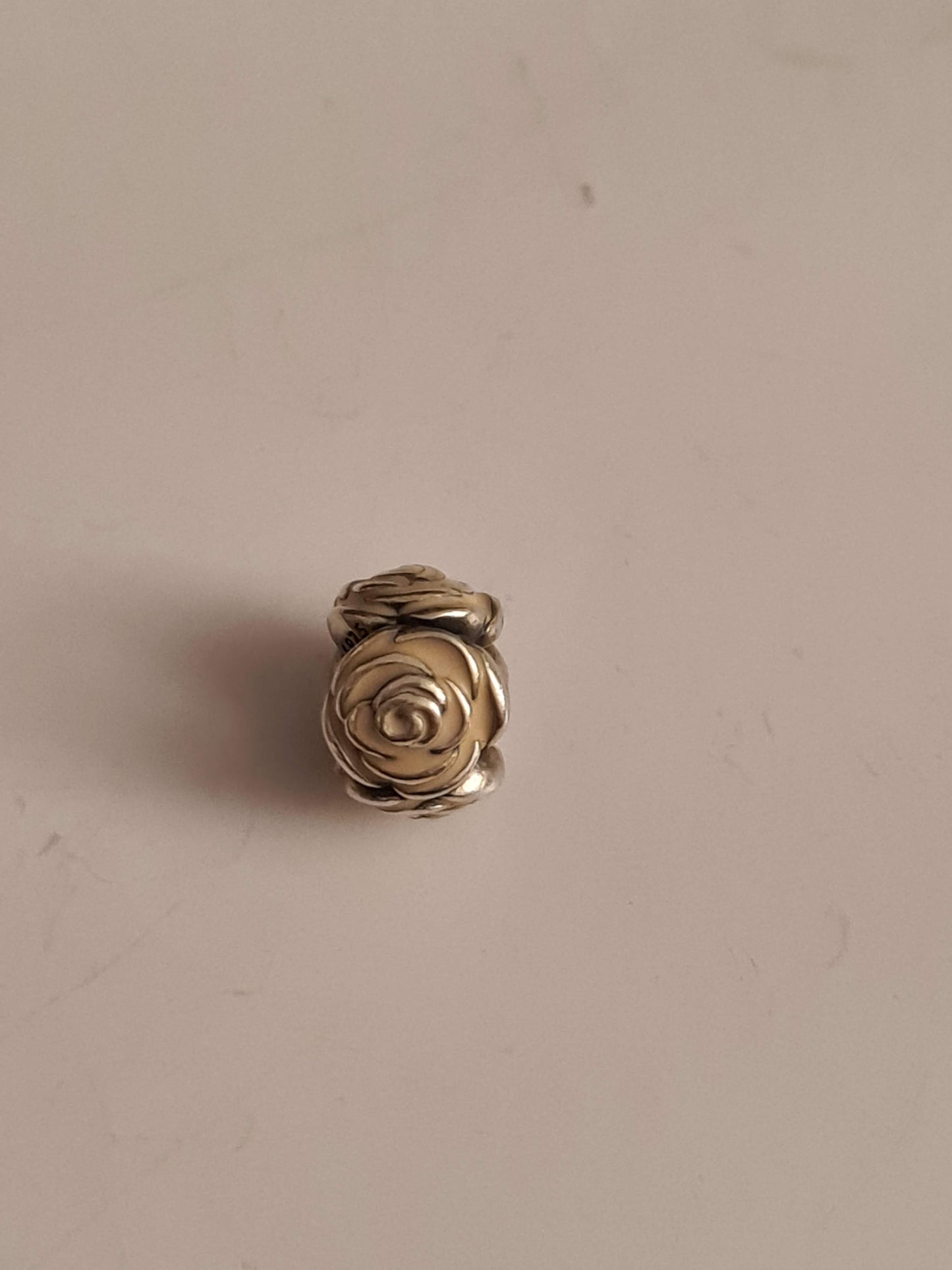 Genuine Pandora Rose Enamel Heavy Retired Charm