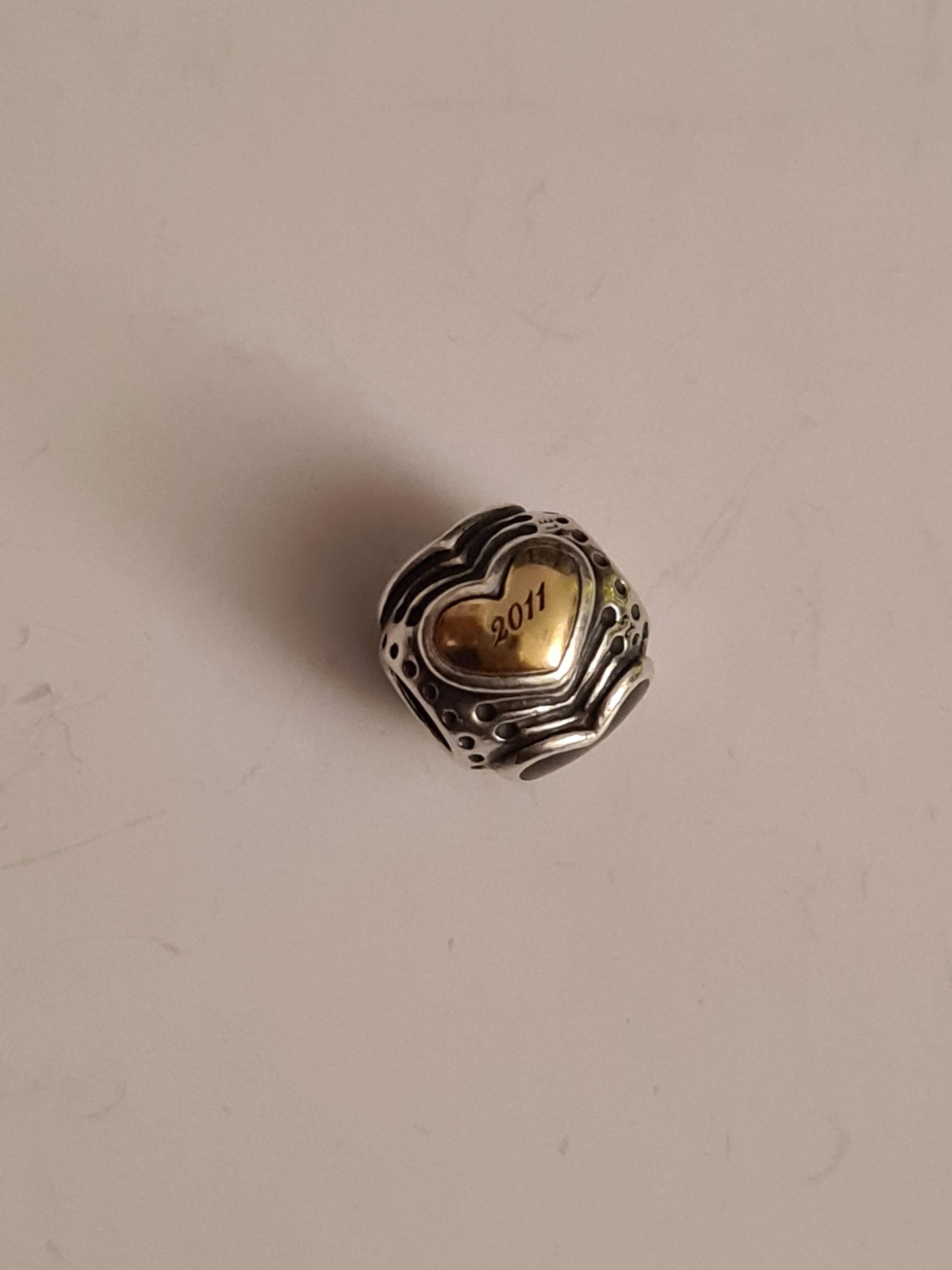 Genuine Pandora Black Friday 14k Heart 2011 Charm
