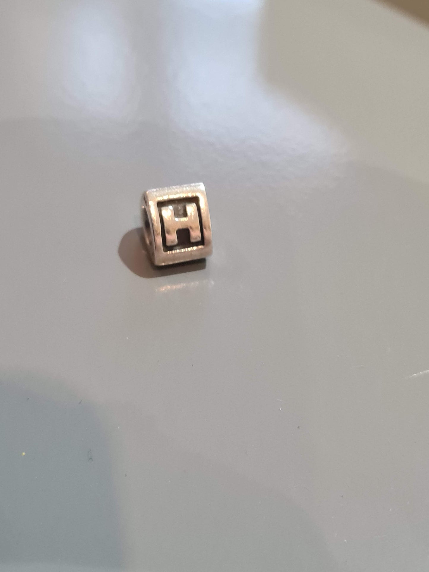 Genuine Pandora Letter H Charm