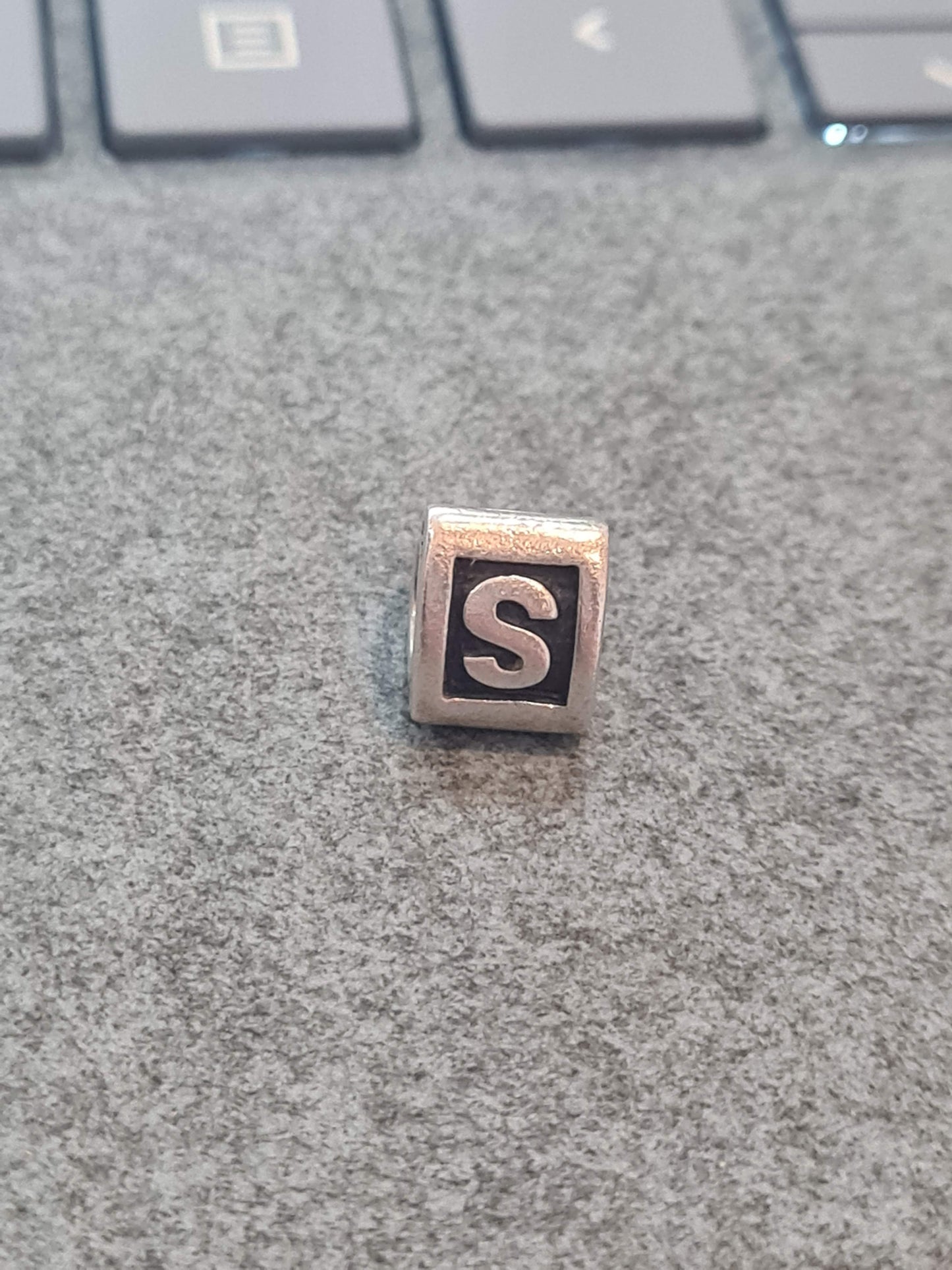 Genuine Pandora S Letter Initial Charm retired