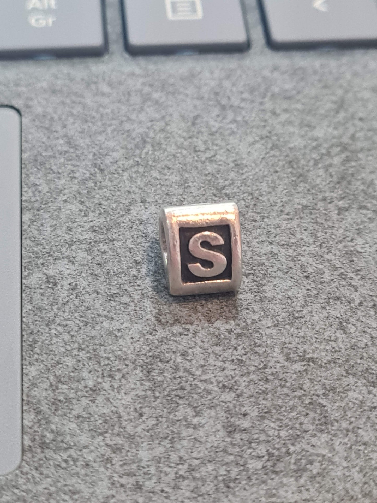 Genuine Pandora S Letter Initial Charm retired
