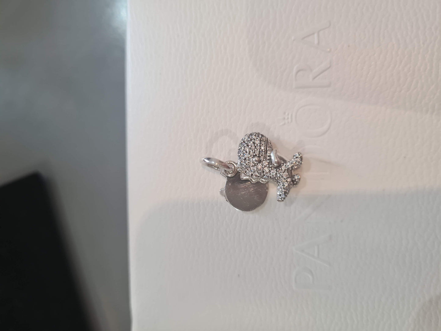 Genuine Pandora Pave Dinosaur You are my Rawrsome Friend Charm