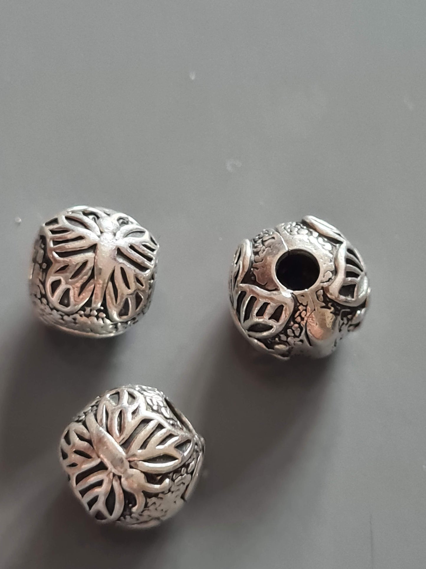 Genuine Pandora Oxidised Detailed Butterfly Clip x1