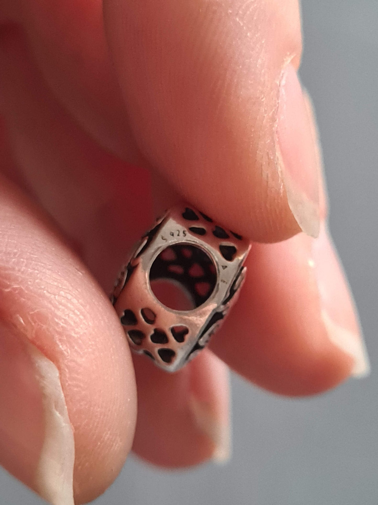 Genuine Pandora Mother and Son Heart Charm
