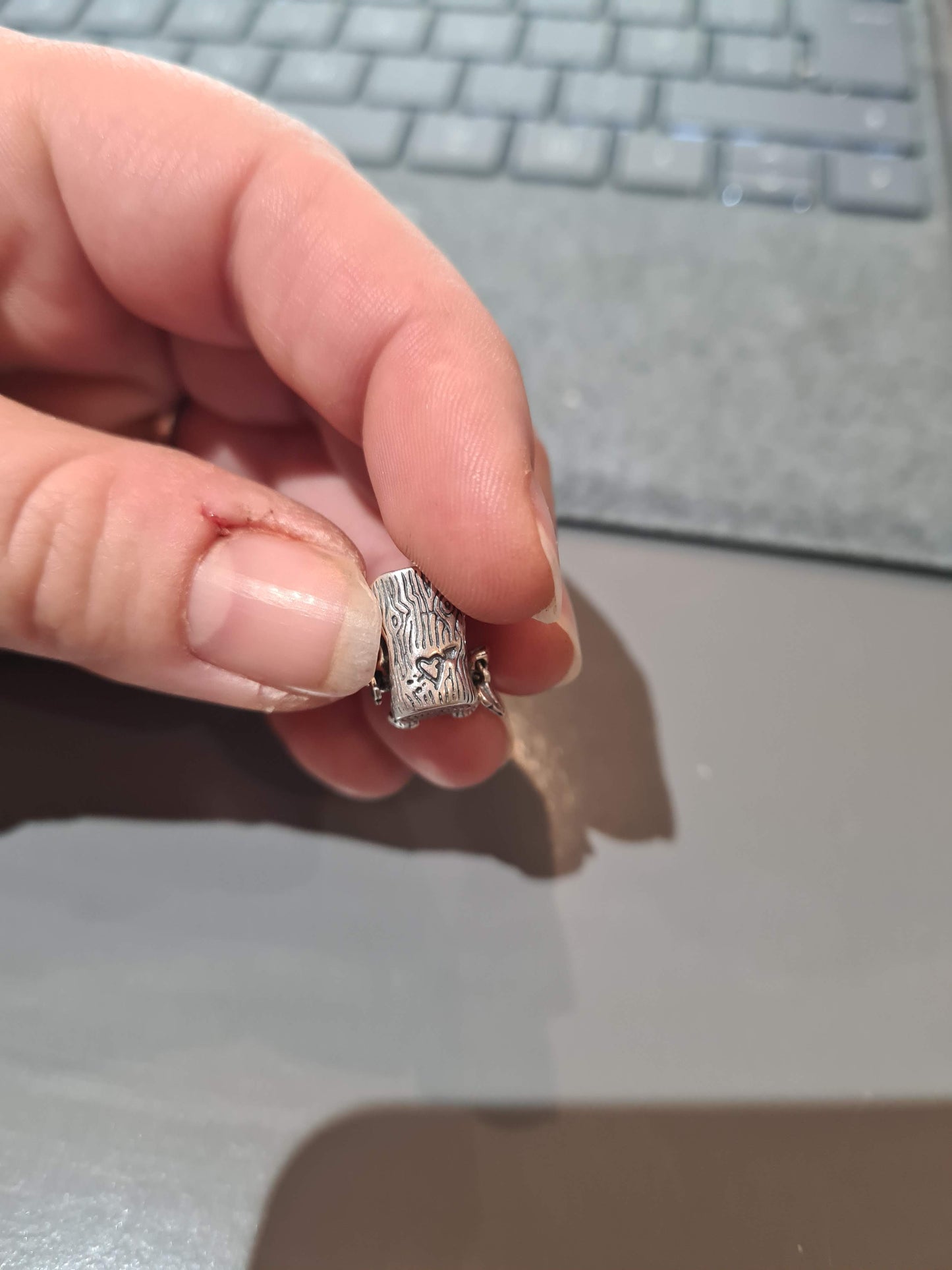 Genuine Pandora Tree Monster Baby Groot? Charm With Dangle Leaf Hands
